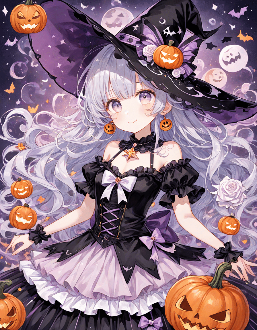 ハロウィンのkawaii魔女ちゃんたち｜月猫ゆめや