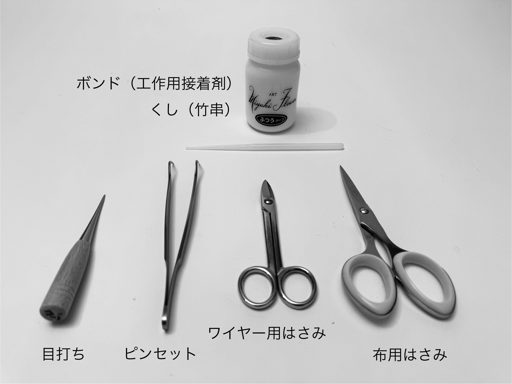 アートフラワー制作に必要な道具たち｜Kukkula / SS MIYUKI studio Inc.