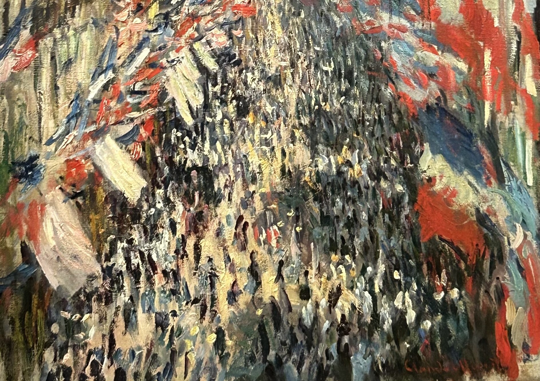 子供のためのオルセー美術館(199)旗がいっぱい！パリの祝日/モネ・旗が