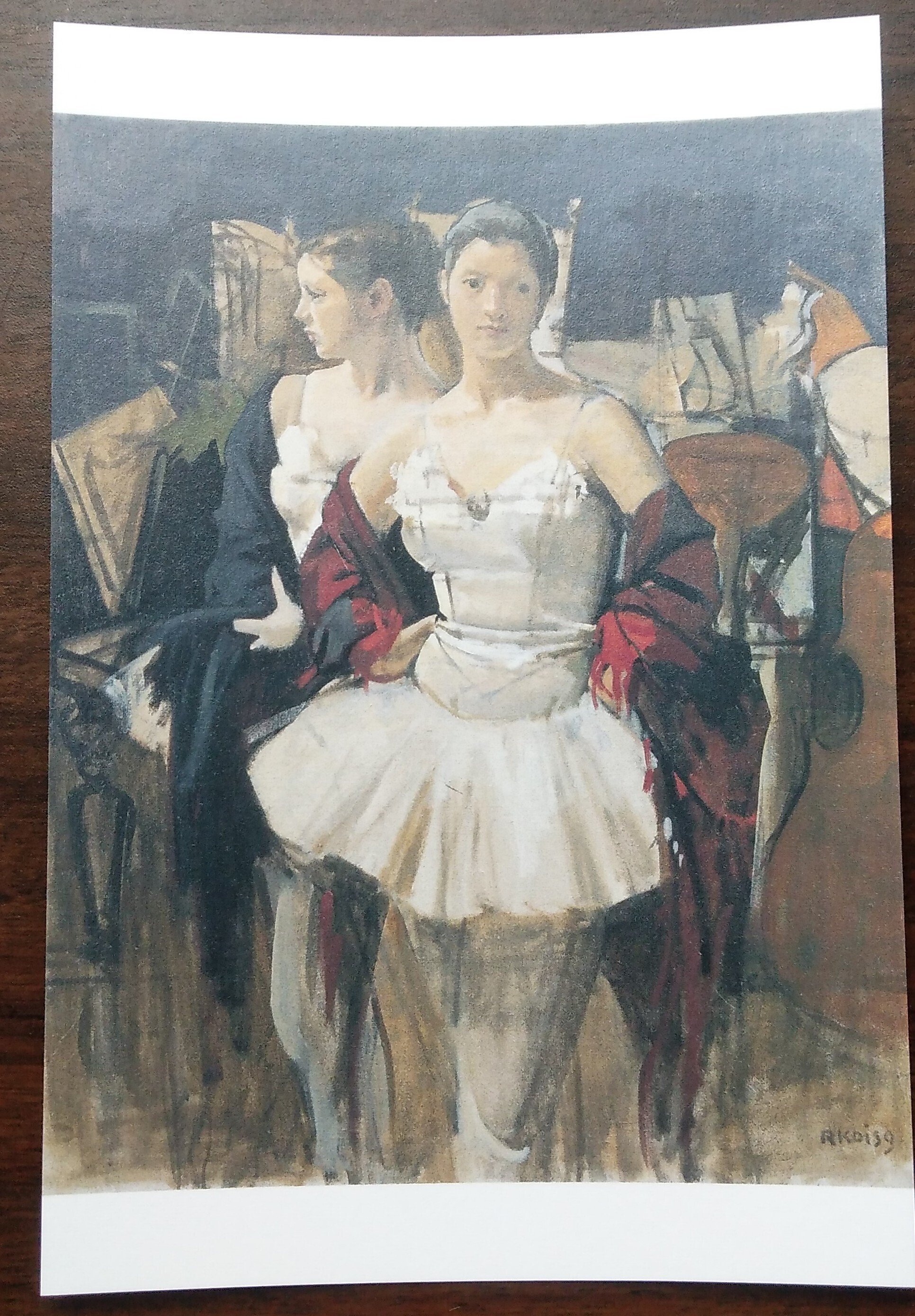 今日はこの絵画、小磯良平「踊り子二人」見られたのみで満足！横須賀