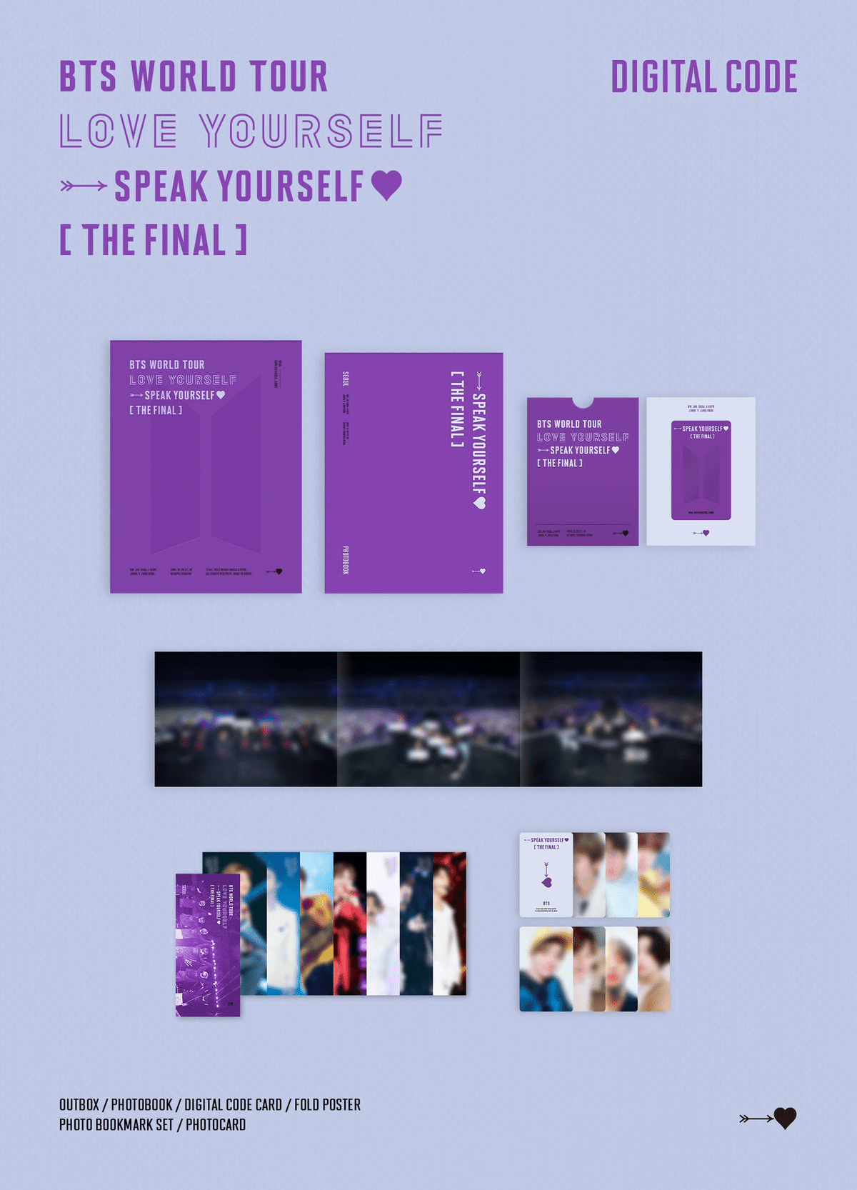 2019 BTS WORLD TOUR LOVE YOURSELF: SPEAK YOURSELF [THE FINAL