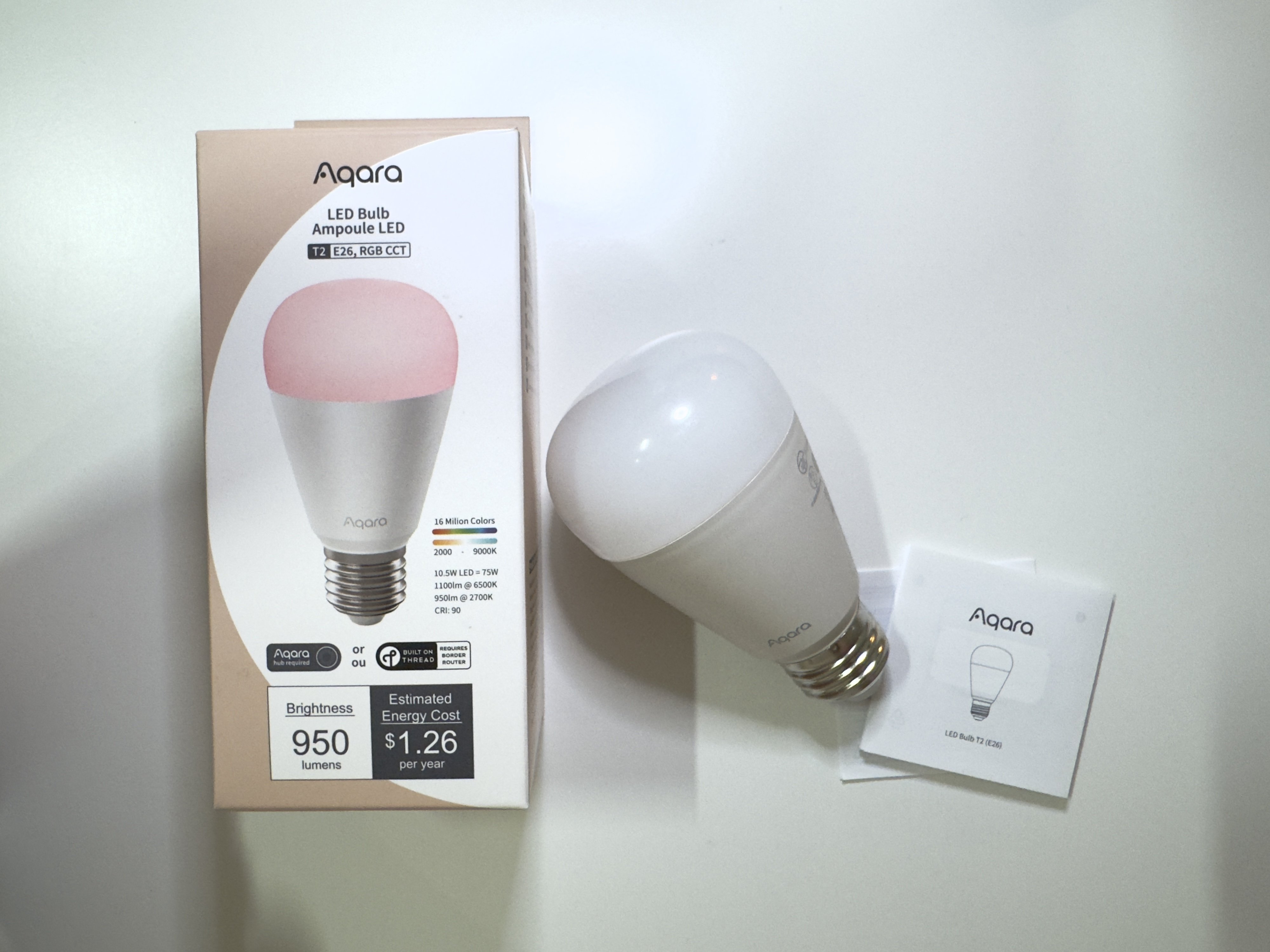 Aqara LED電球T2徹底レビュー｜明るさ・色・使いやすさを徹底解説