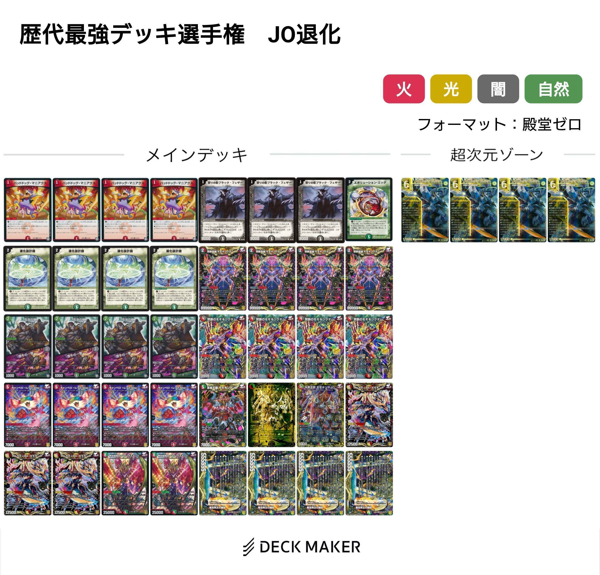 JO退化【デュエマ歴代最強デッキ㉒】｜れもん