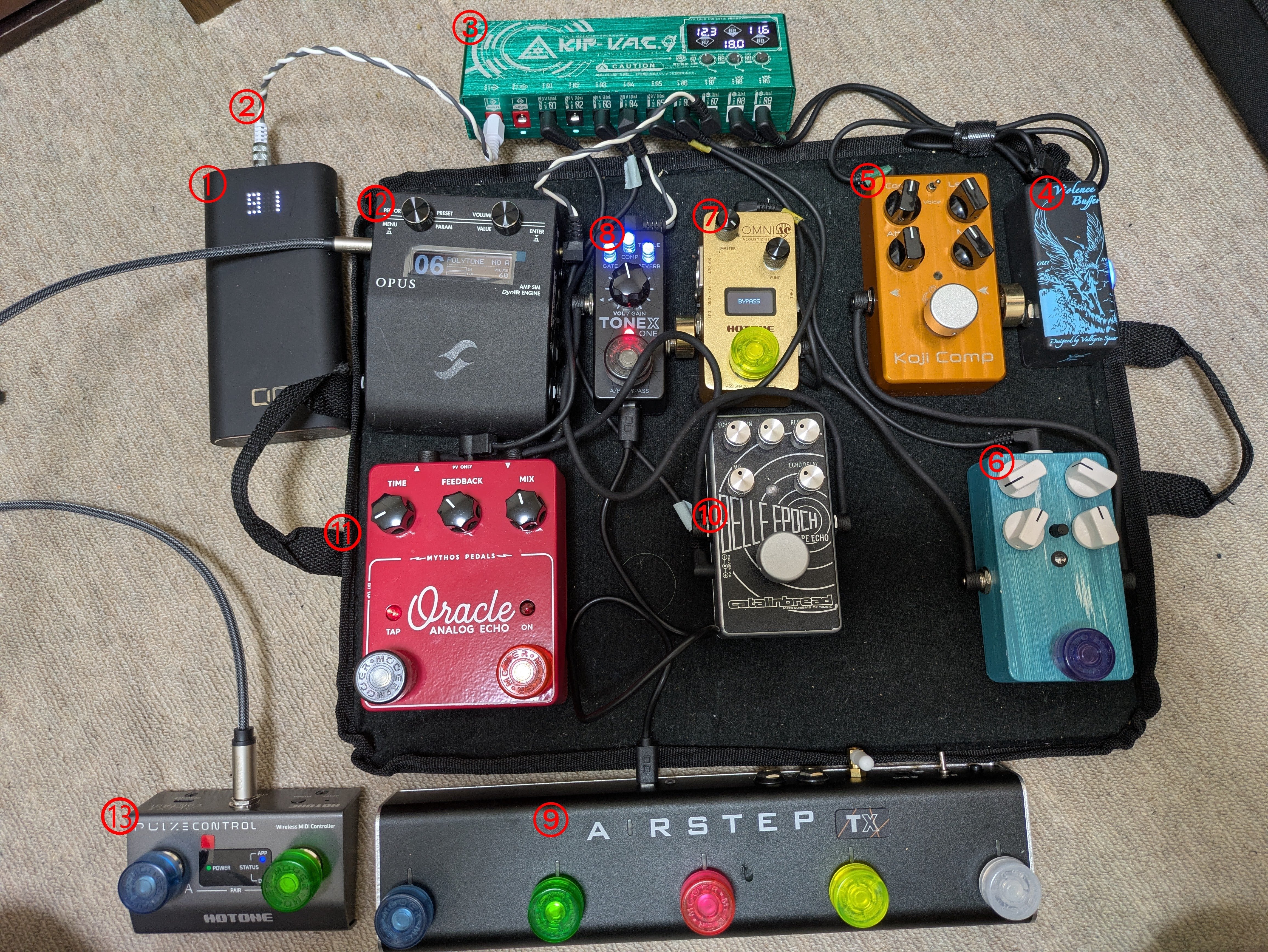 エフェクターボード実践編（2025/09/13)｜桝田 悠(Masuda Hisashi)