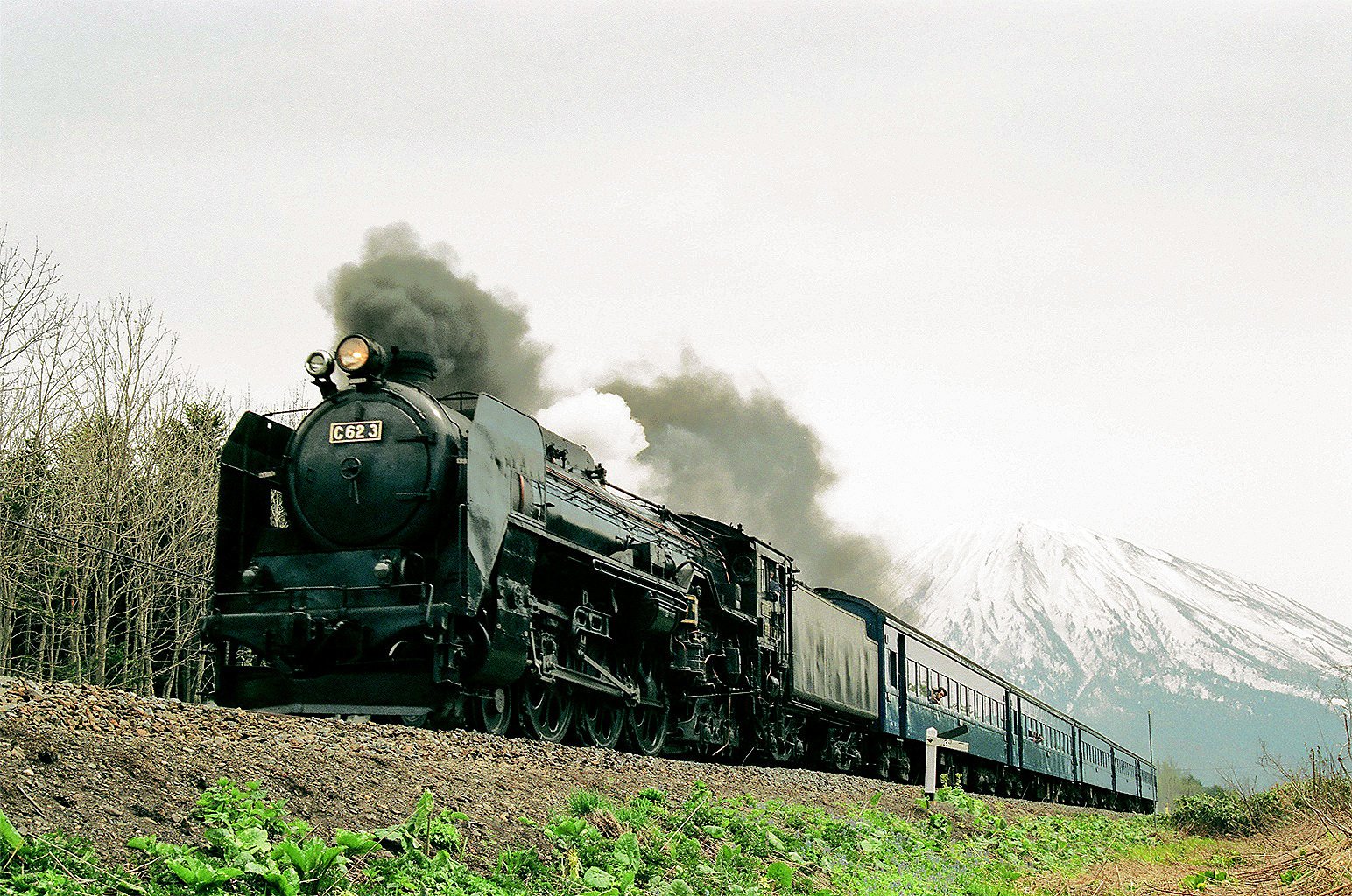 v083, 函館本線：C62ニセコ （1989年5月ｰ後編）｜ひろやん