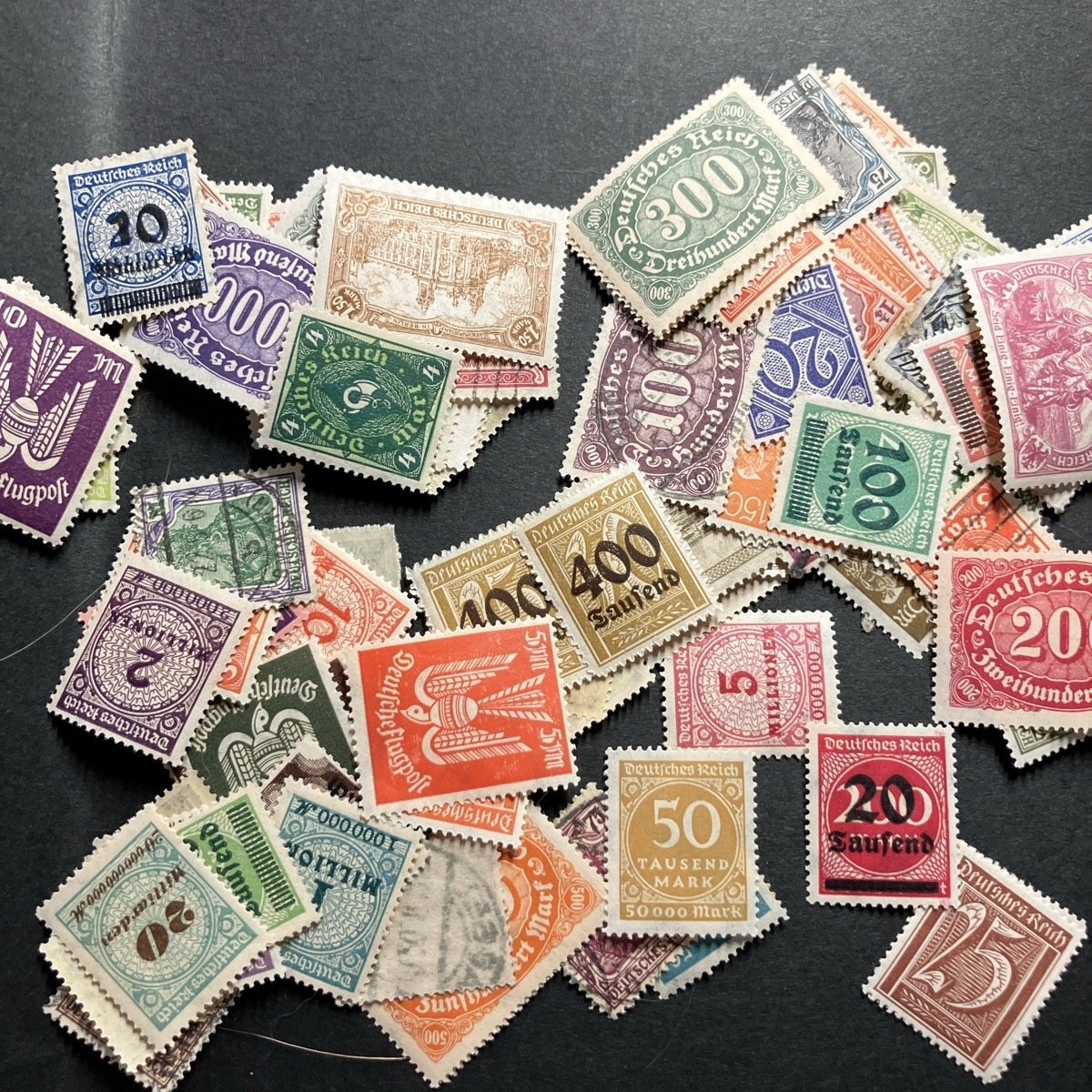 ドイツインフレ時代の切手｜さとうかよこ（きらら舎）