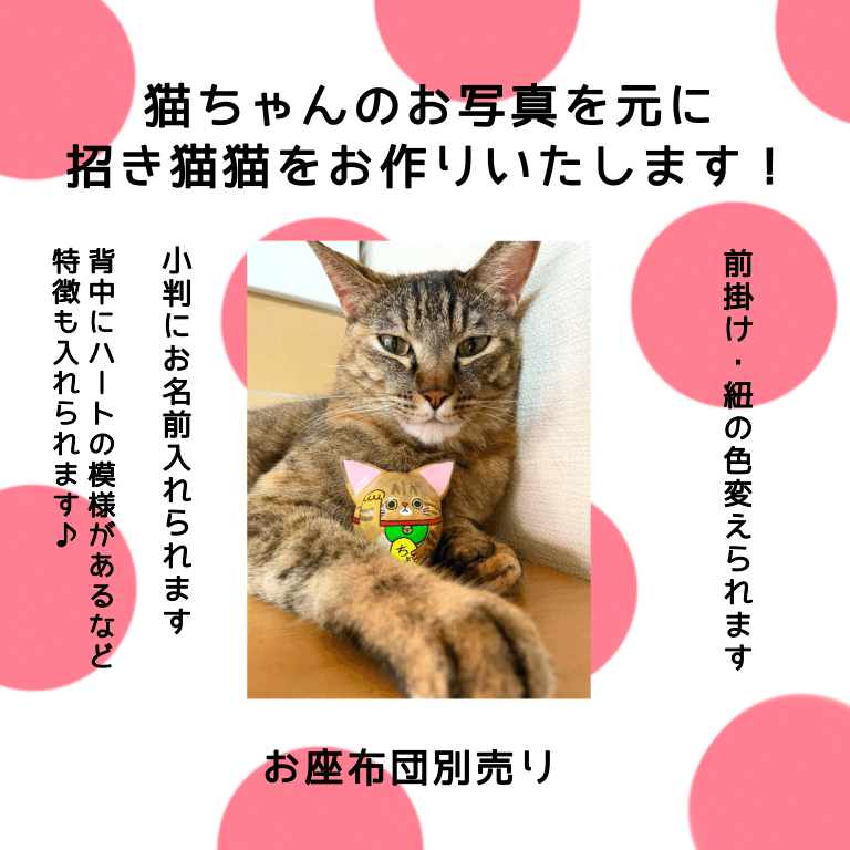 うちの子そっくり！オーダーメイドの招き猫猫｜megumix