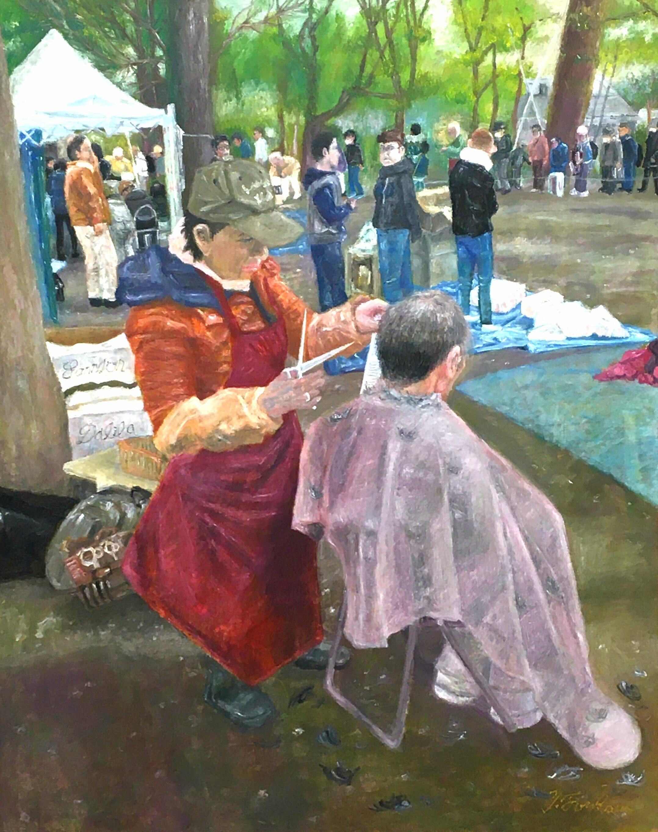 ニケリオン】震災後13枚目の絵画 (F100号)を描いた時の感想