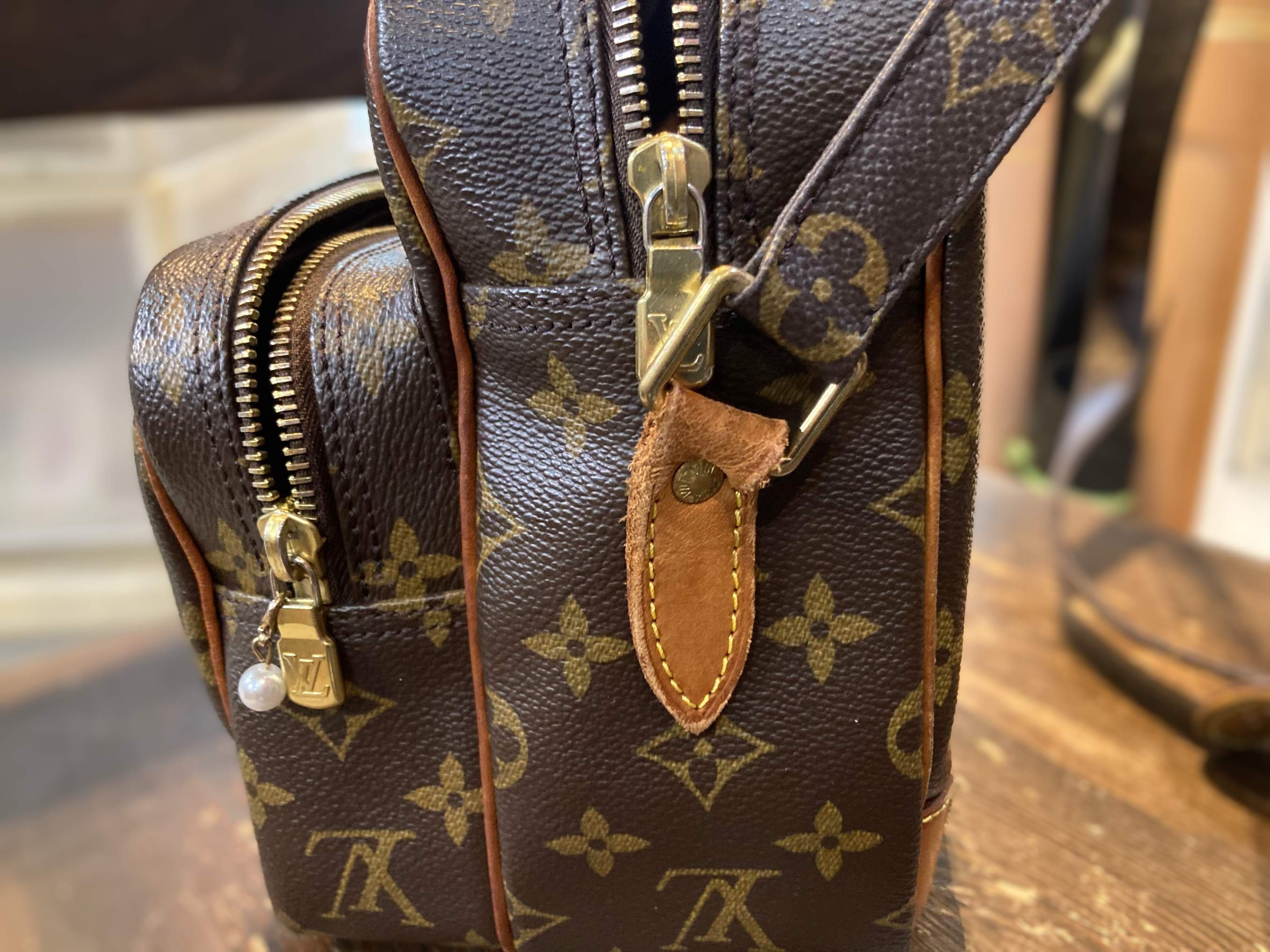 根付交換/根付修理】Louis Vuitton/ルイヴィトンのショルダーバッグ