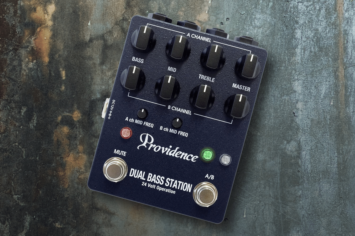 プロビデンスによる2チャンネル・ベースプリアンプ「DUAL BASS STATION