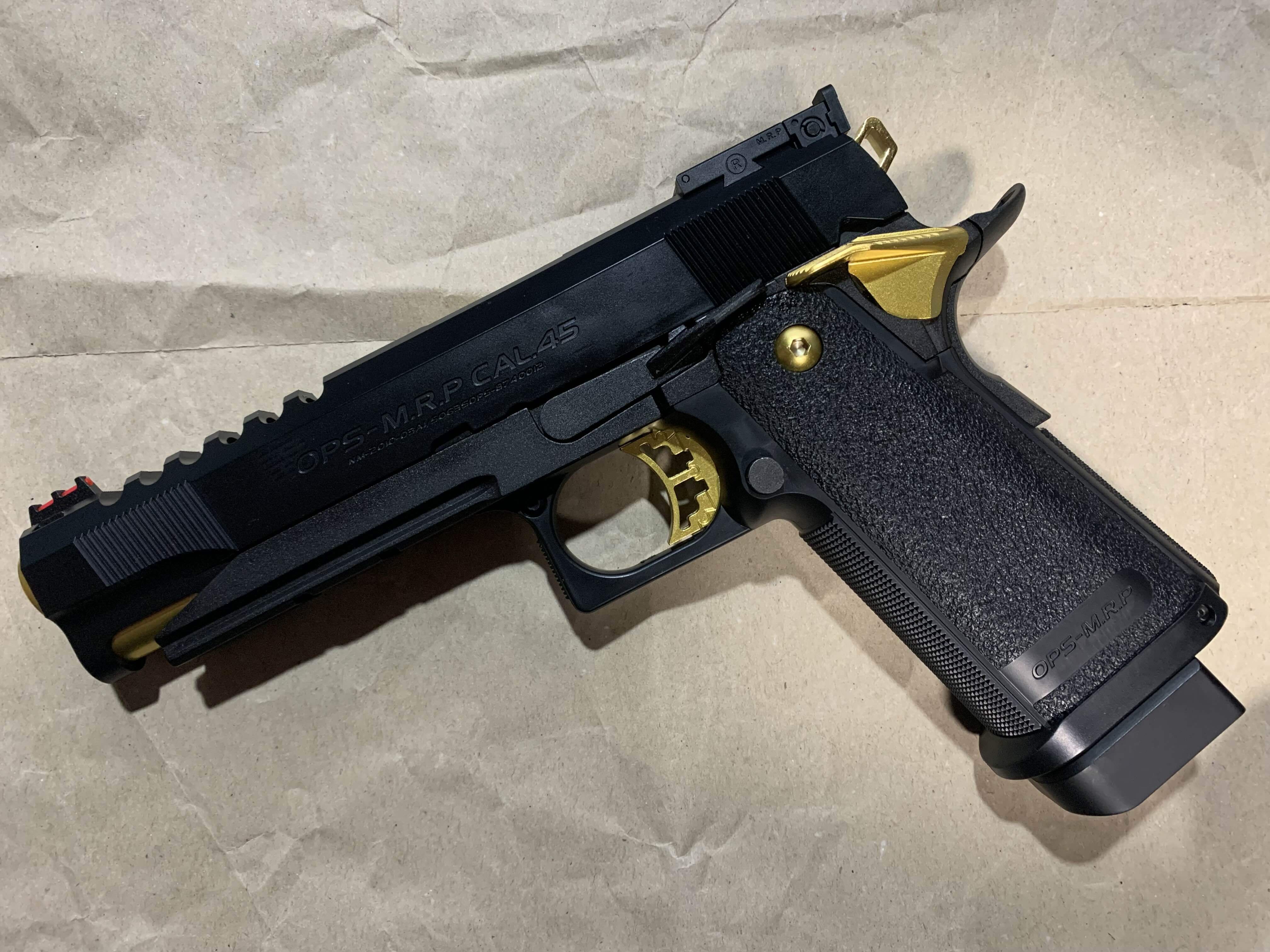 趣味のエアソフトガン01～hi-capaゴールドマッチ～｜yoll