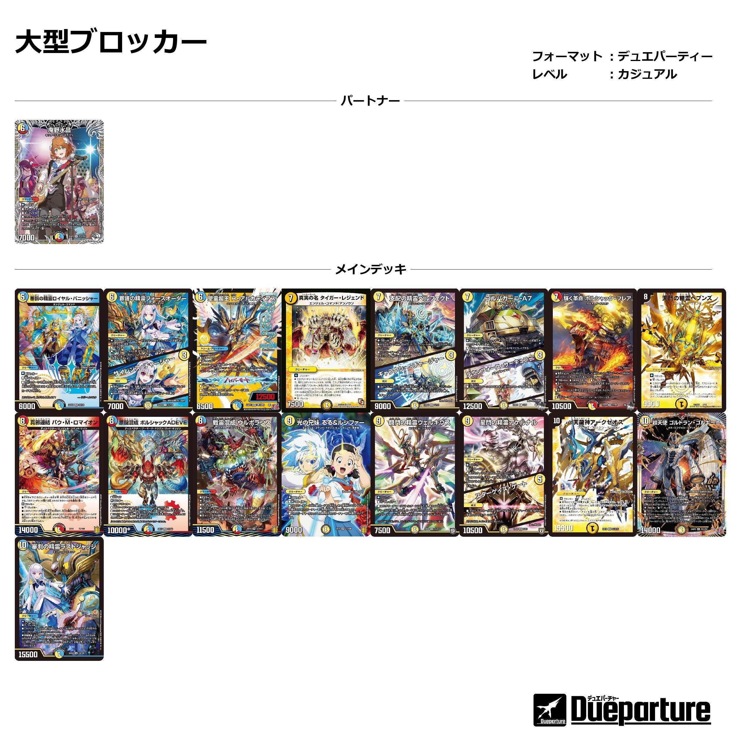 レベル2.5】聖なる音楽を奏でろ！庵野水晶パートナーデッキ紹介｜きり