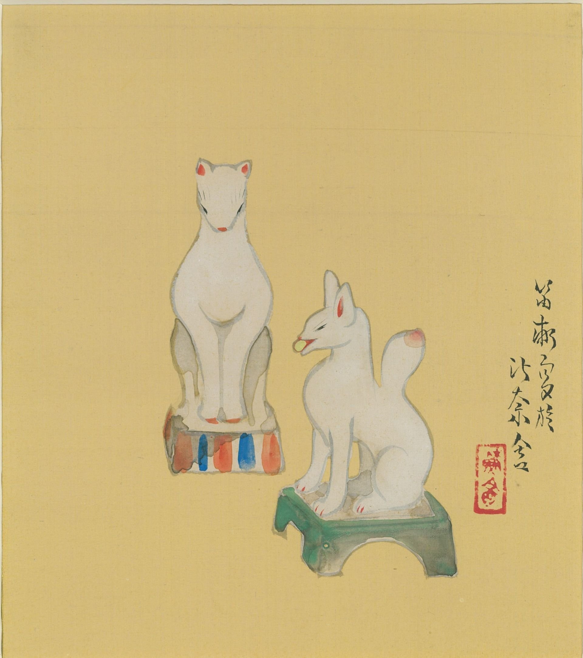 作品一覧】西沢笛畝《十二ヶ月図〔人形十二題〕》｜講談社野間記念館