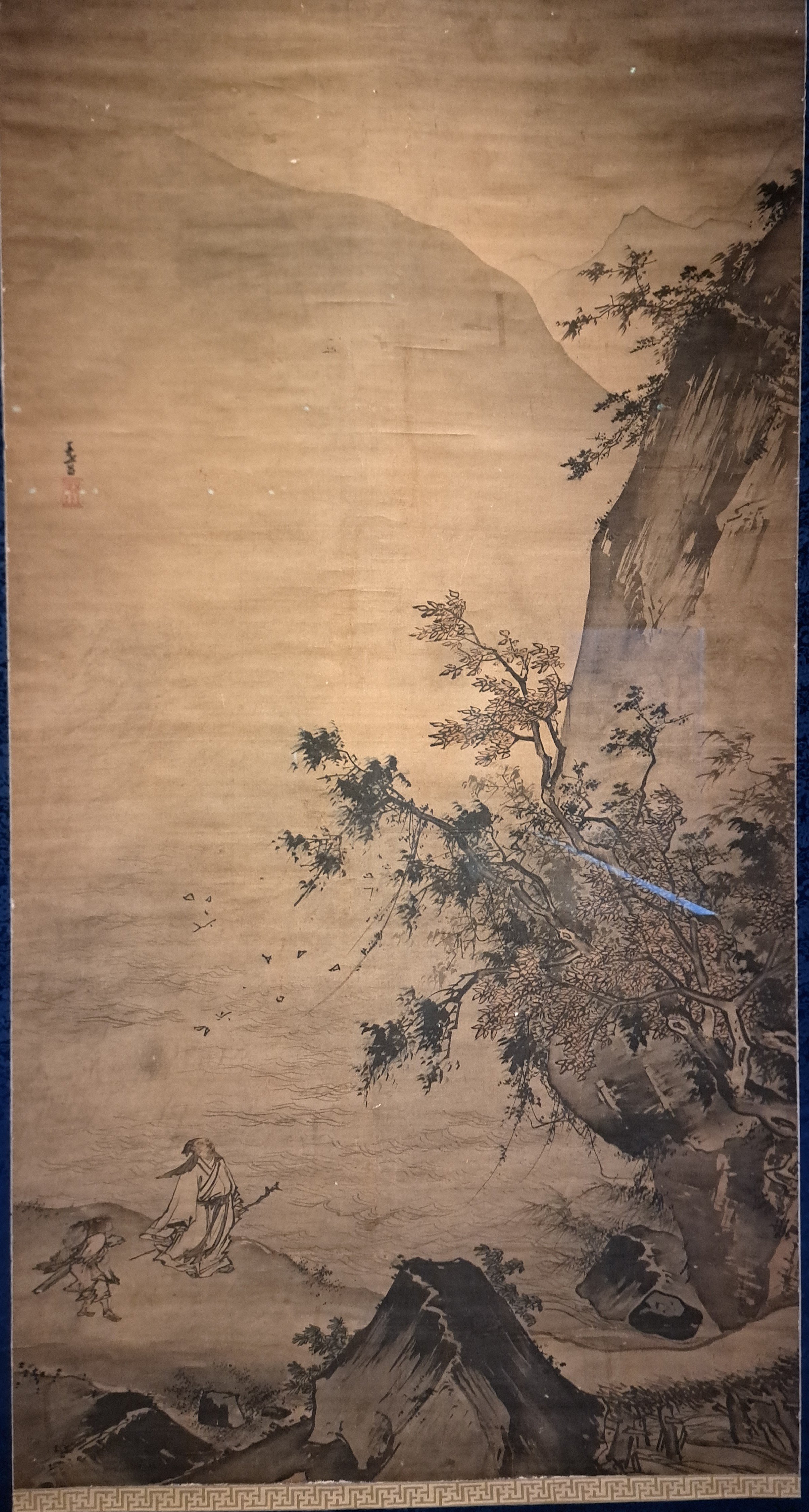中国書画精華—宋・元時代の名品—＞（東京国立博物館）：山水画の樹木
