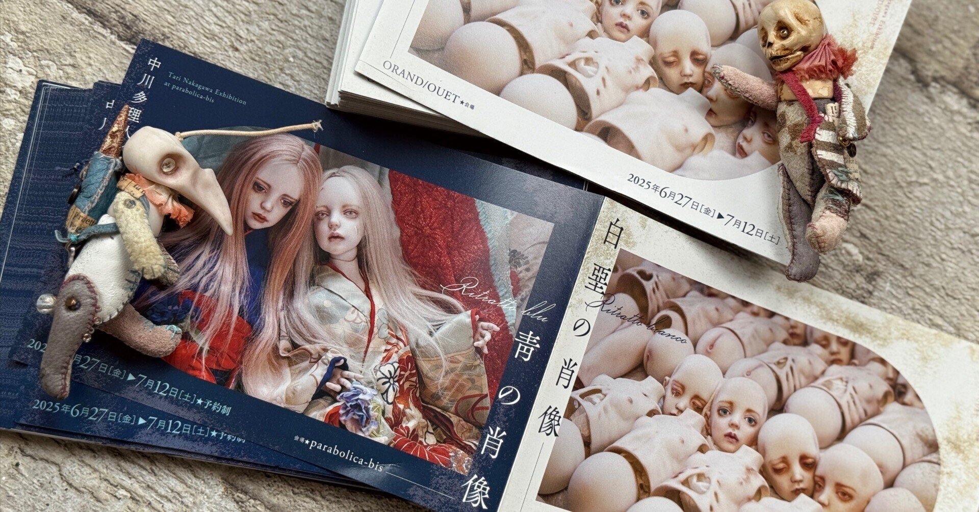 中川多理人形展①「白堊の肖像 / 靑の肖像」｜中川多理 Tari Nakagawa