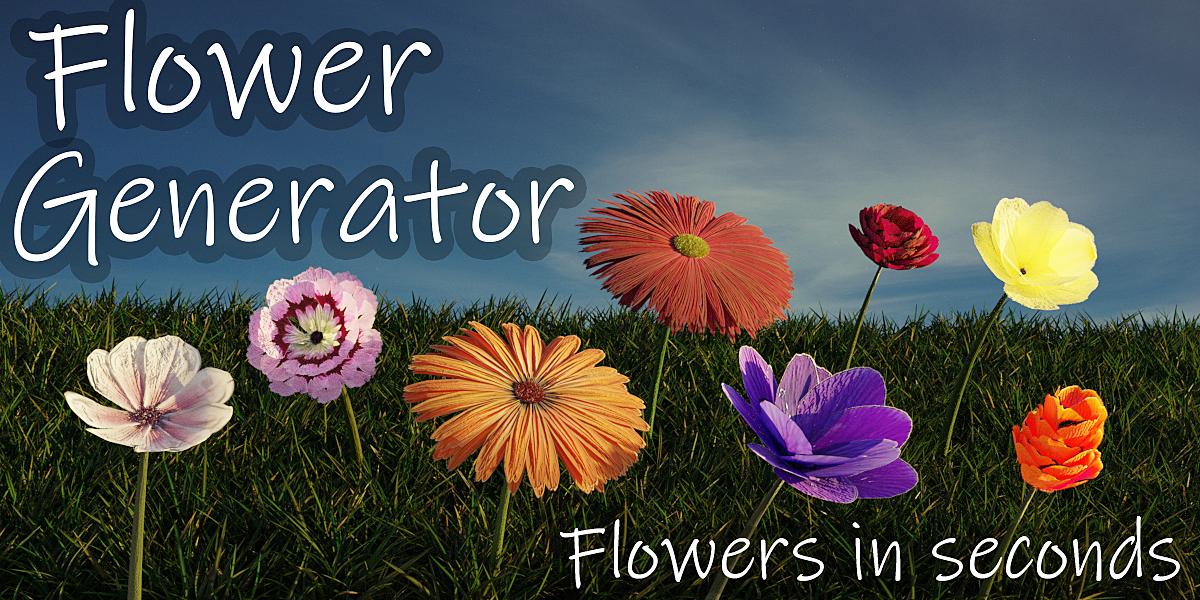 Flower Generator - Superhive (formerly Blender Market)