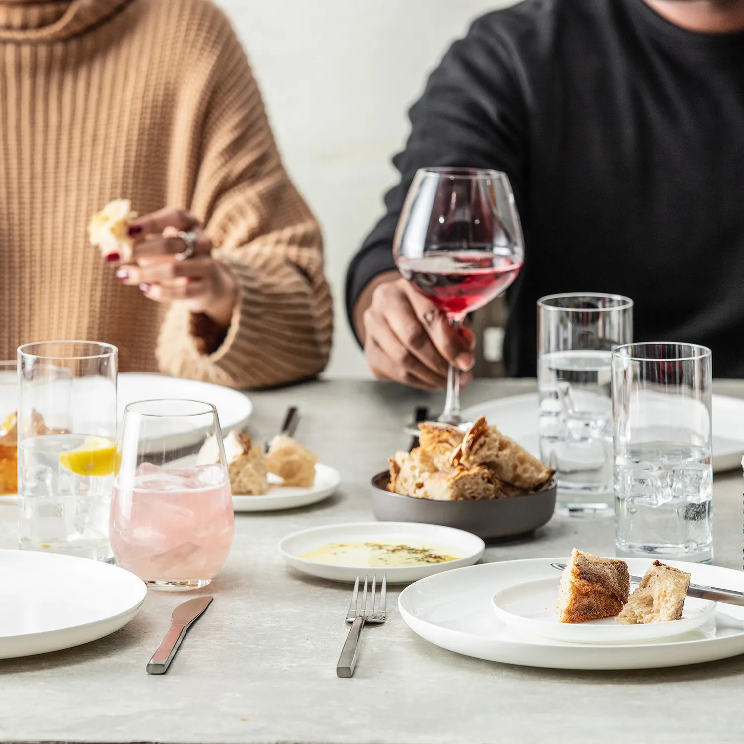 Fortessa Modern Coupe 16-Piece Dinnerware Set | Sur La Table