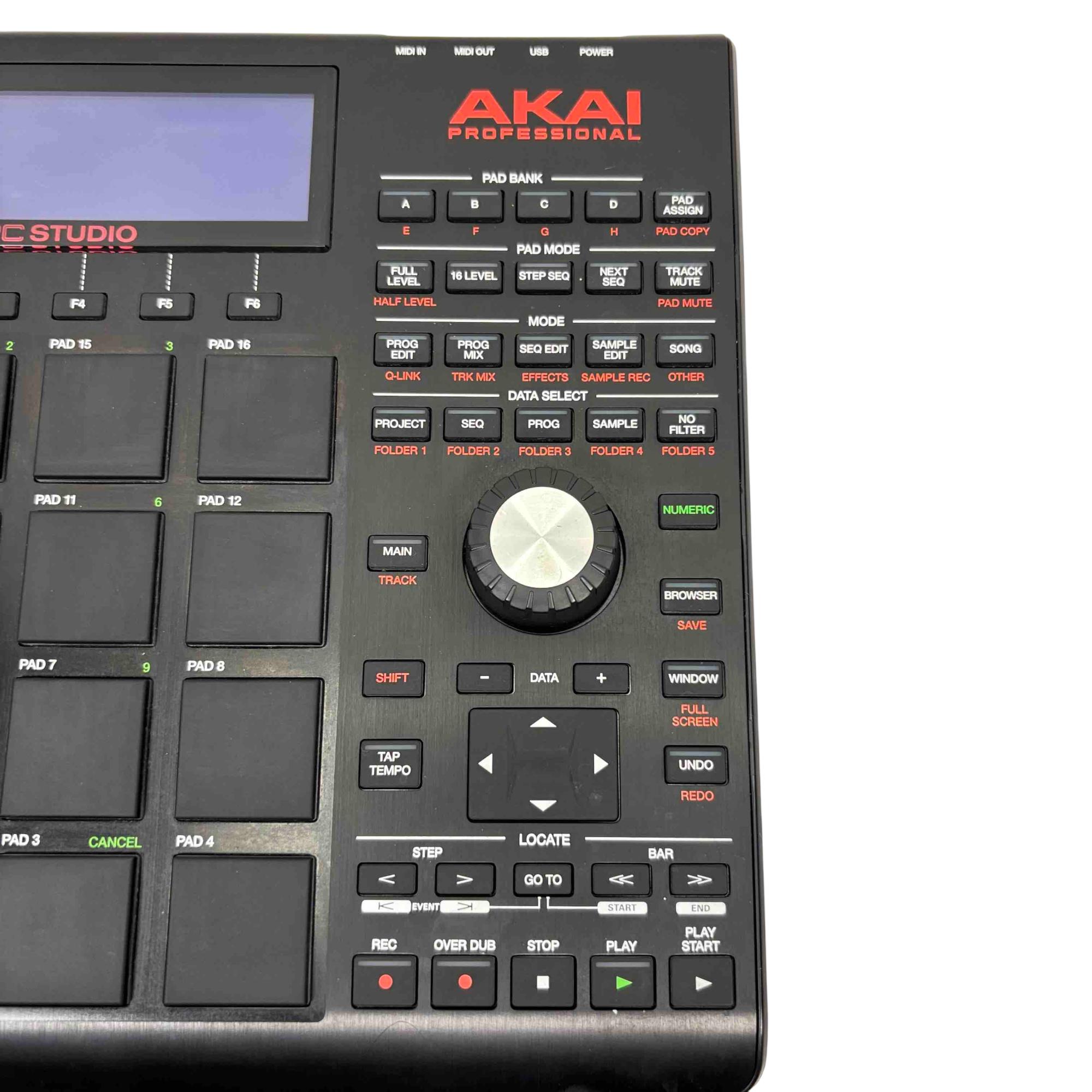 Akai Professional MPC Studio USB MIDI Pad Controller - Black