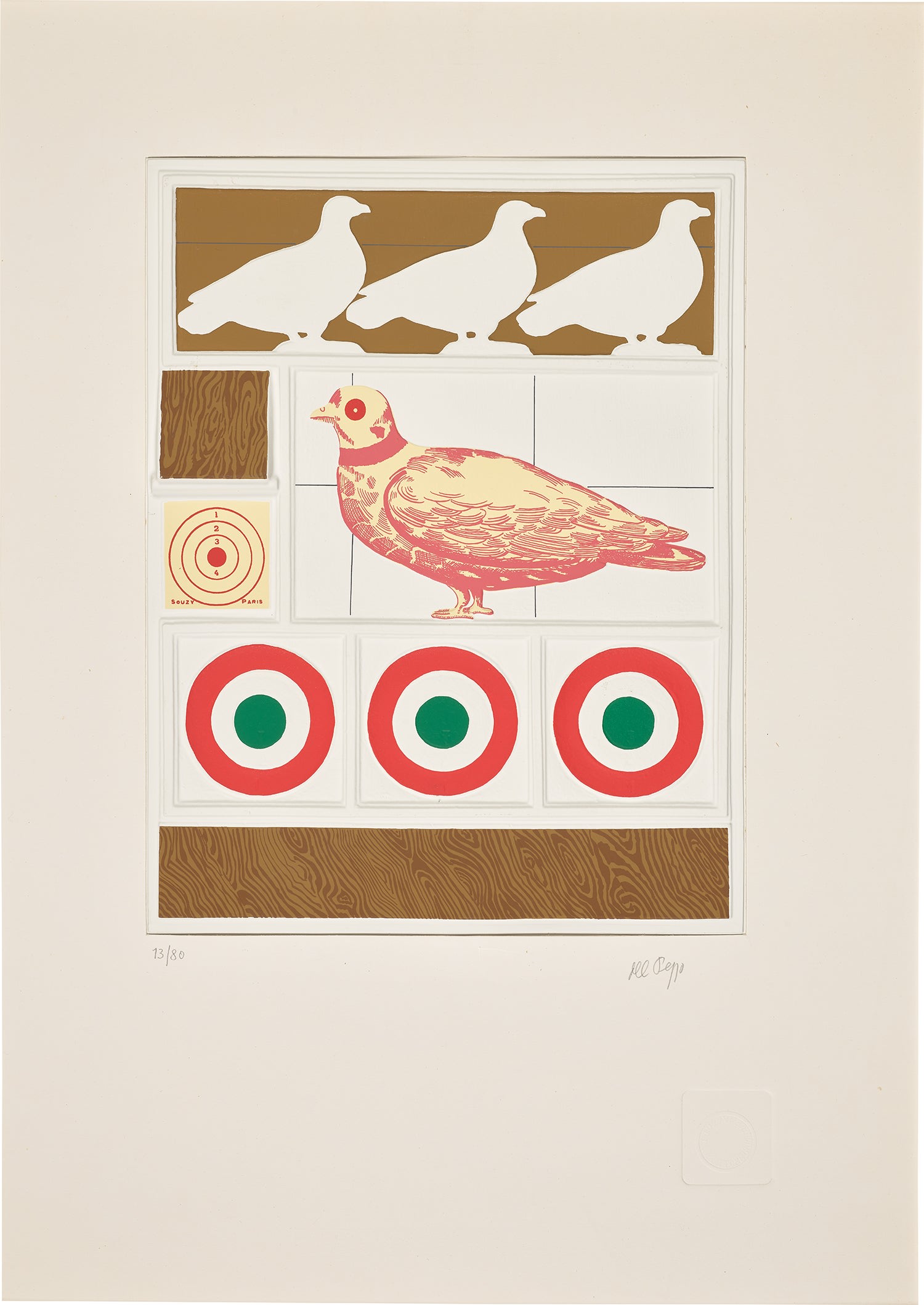 イタリア LUCIO DEL PEZZO Art ポスター イタリア LUCIO DEL PEZZO Art