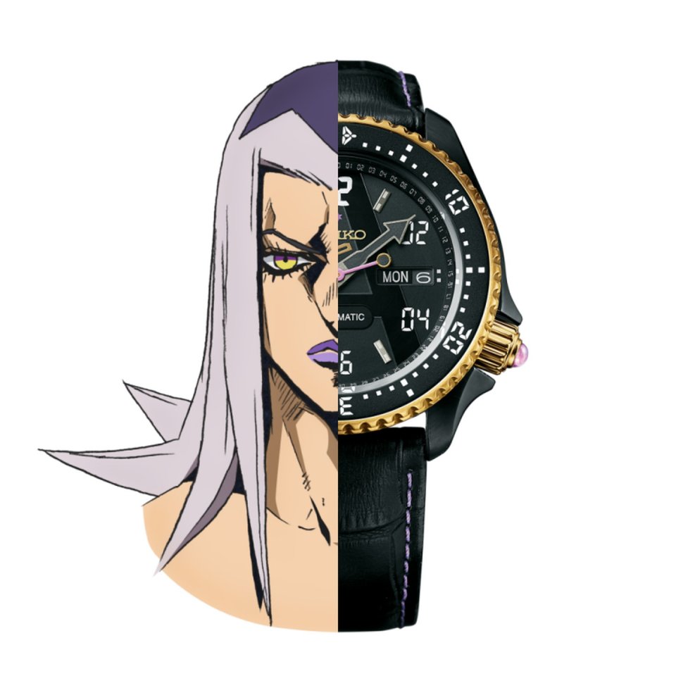 Seiko 5 Sportsから TVアニメ「ジョジョの奇妙な冒険 黄金の風