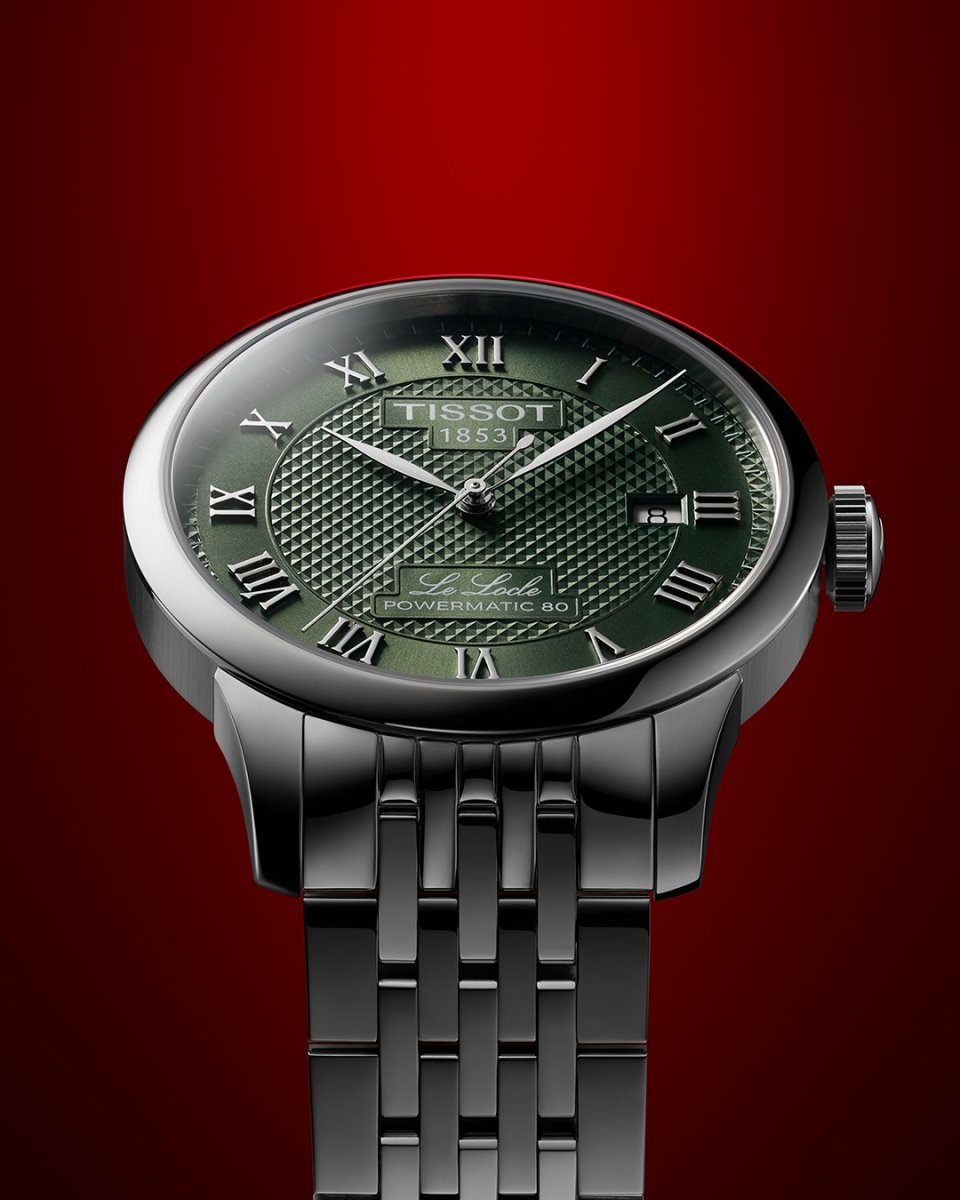 ティソのル・ロックル コレクションに、18K ローズゴールドベゼルと