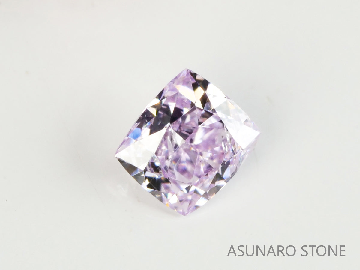 ピンクダイヤモンド Very Light Pink I1 クッションカット 0.062ct