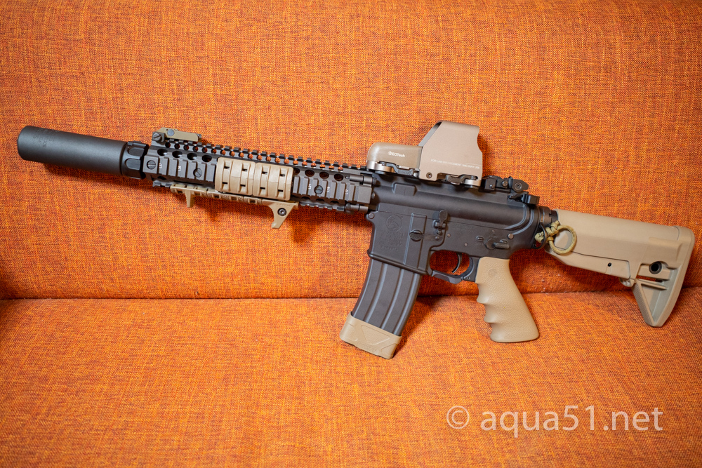 Mk18 Mod1製作記-7 (東京マルイ ガスブロM4カスタム) | aqua5150 gear