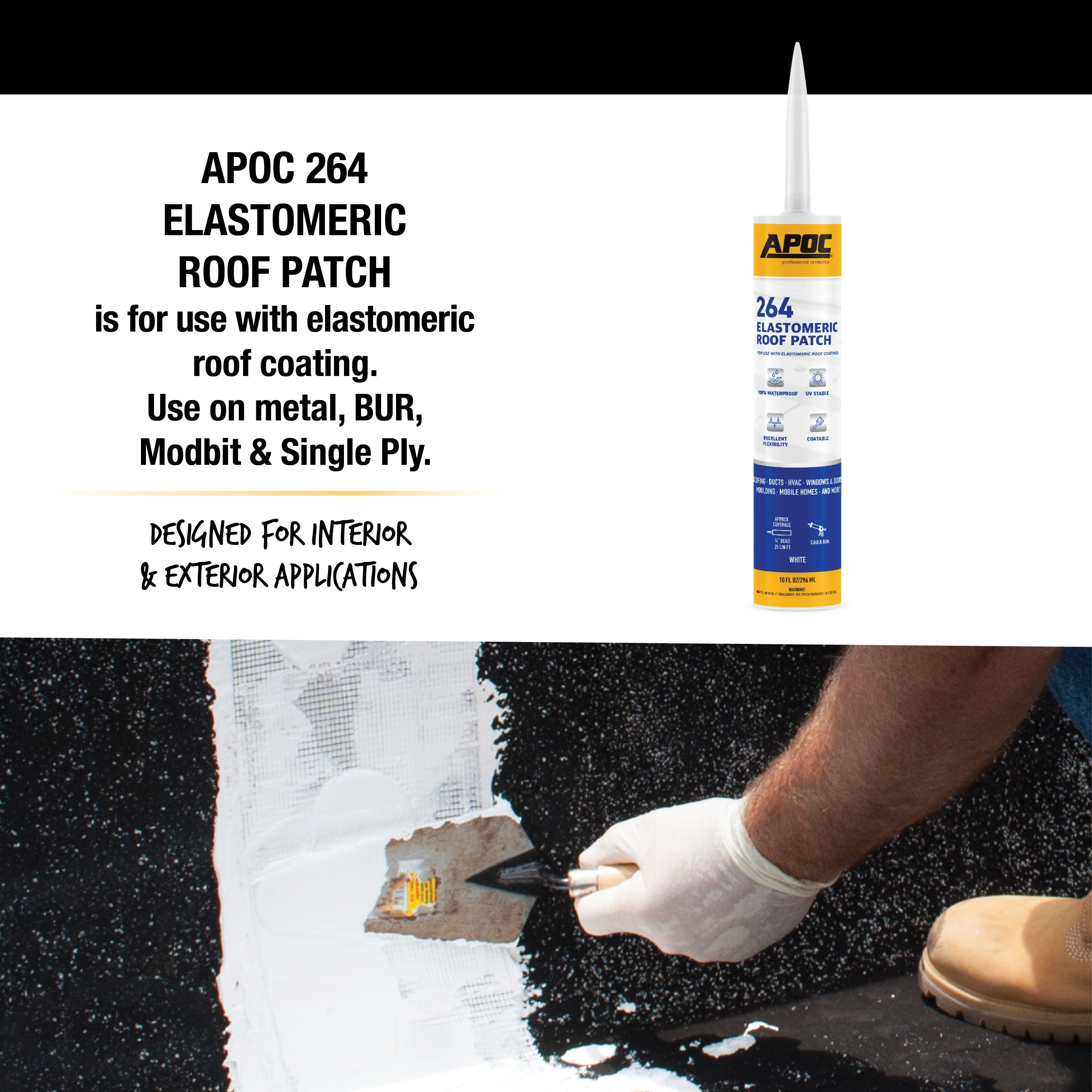 APOC® 264Elastomeric Roof Patch