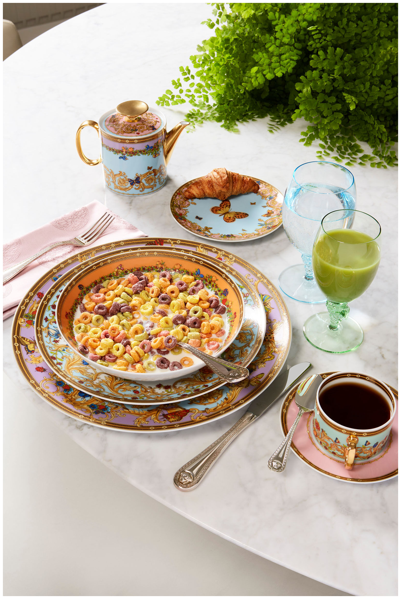 Versace, Le Jardin, Plate - MDMAISON