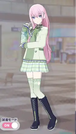 プロセカ】[黒板に咲くサクラ]巡音ルカのカードイラストと衣装