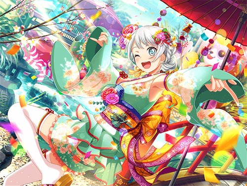 バンドリ！ガルパ】[初めてのお餅つき]若宮イヴのスキルとイラスト