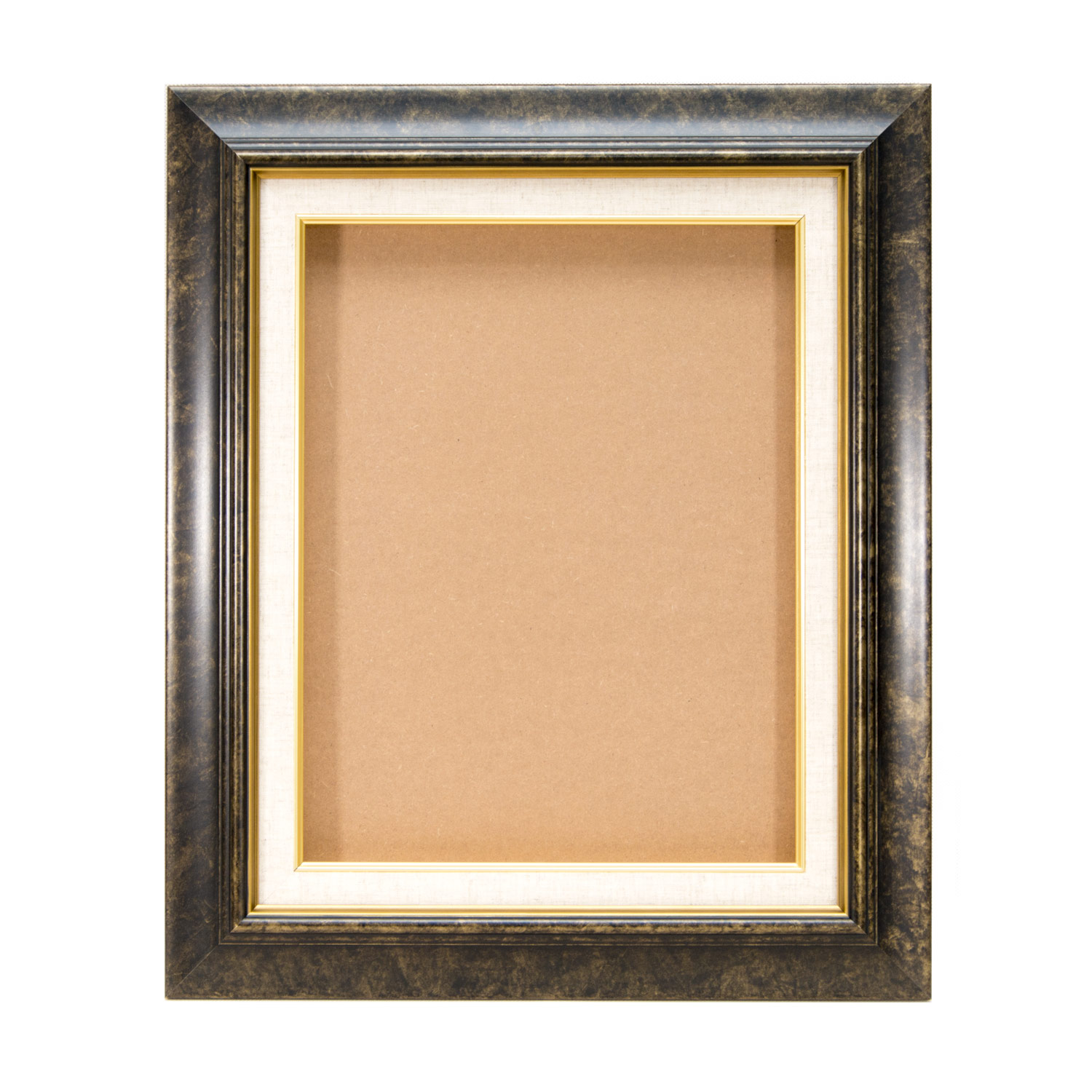 油彩額 黒＋シブ金 153 | 額縁の通販 アートフレーム