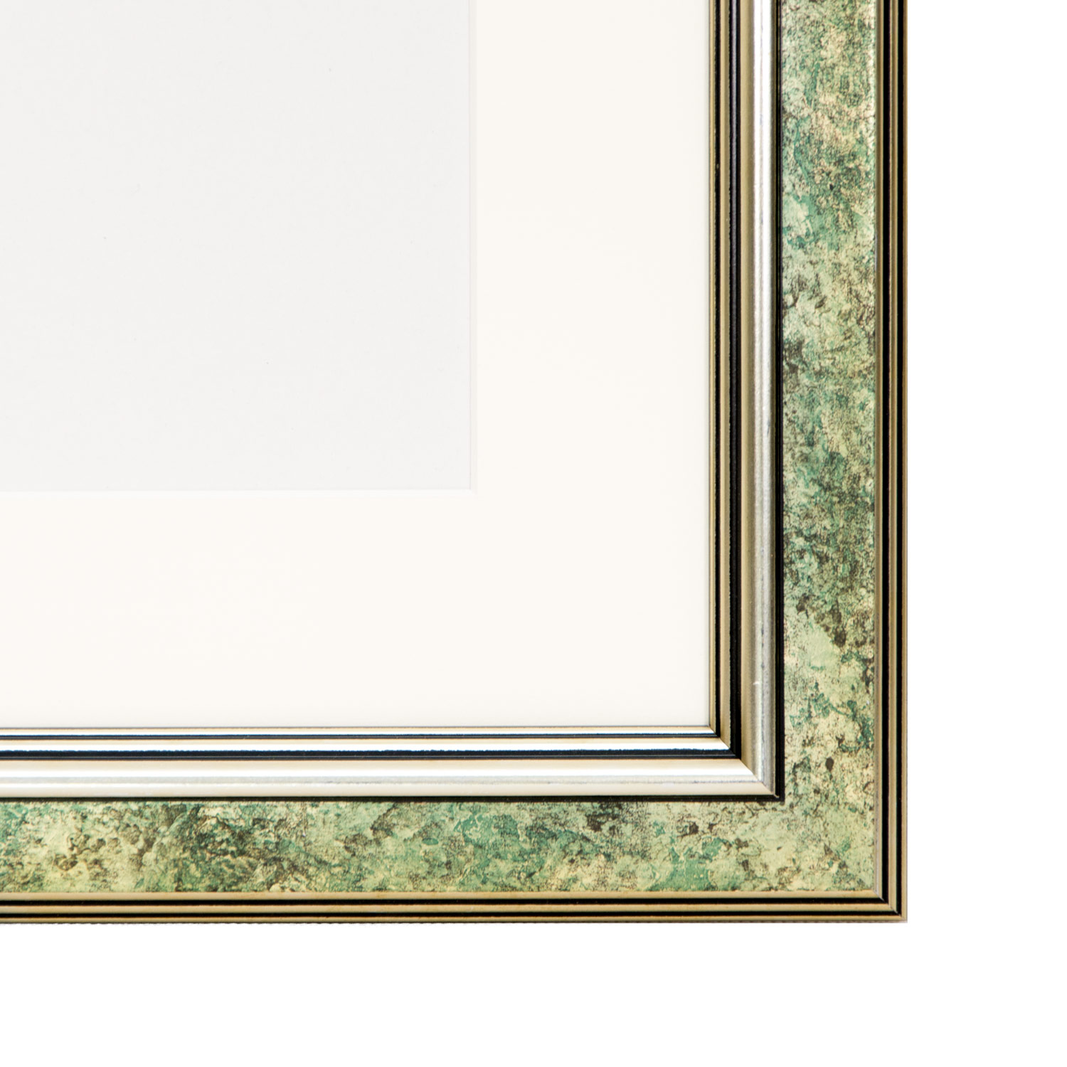 大型対応水彩オーダーフレーム クラシックな古代グリーン OS24 | 額縁