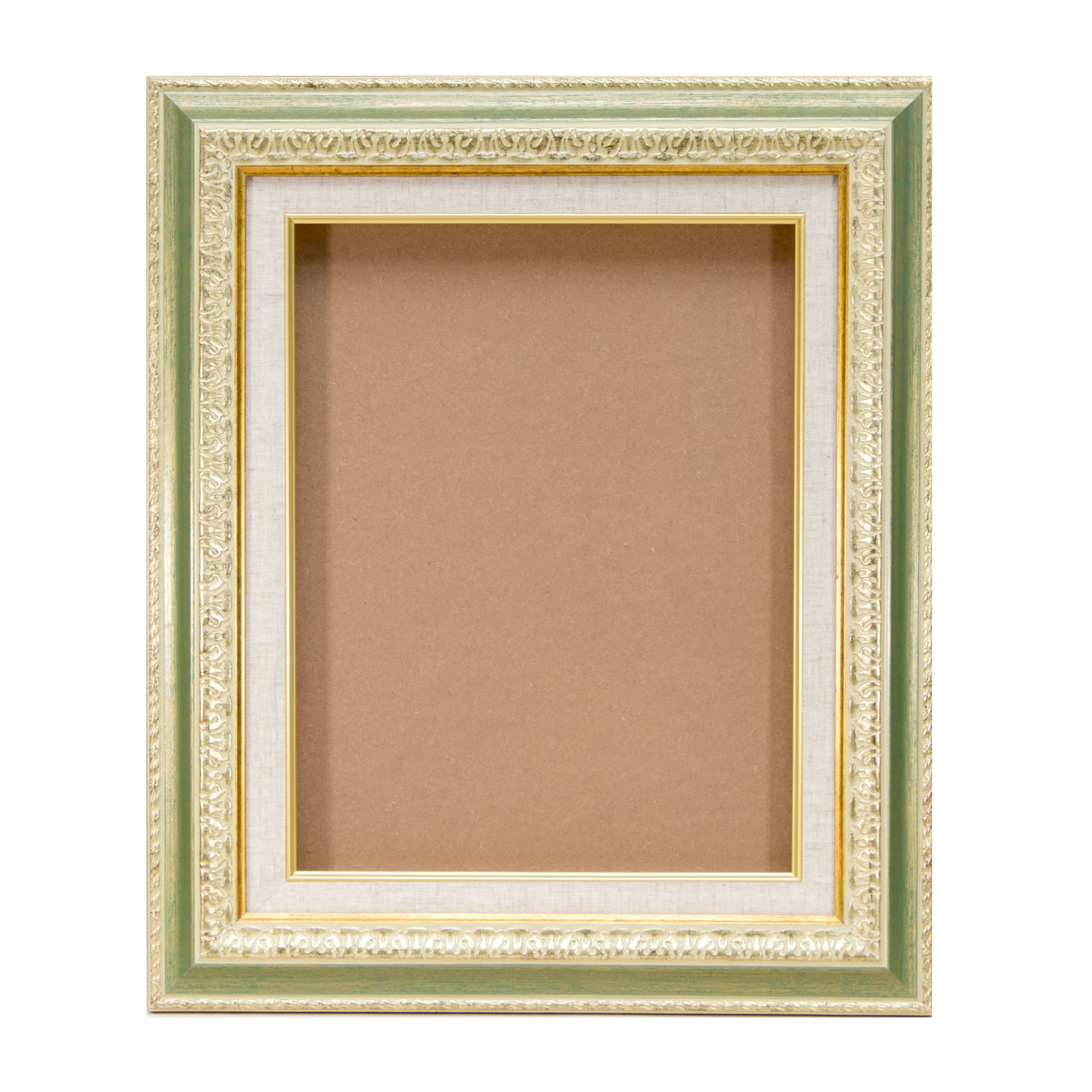 アンティーク調油彩額 ゴールド＋渋グリーン 145 | 額縁の通販 アート