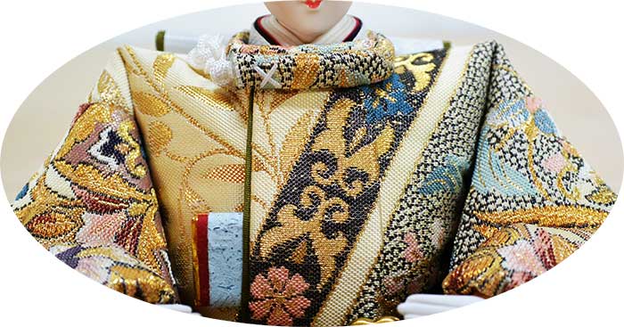 正絹の帯地でつくる雛人形 | ワンランク上の雛人形,五月人形,提灯,山車