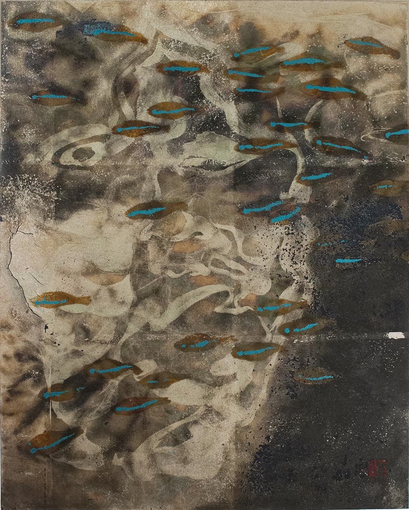 魚意、魚意、御意 – Art Space KAWASEMI│日本画家川瀬美帆のウェブサイト