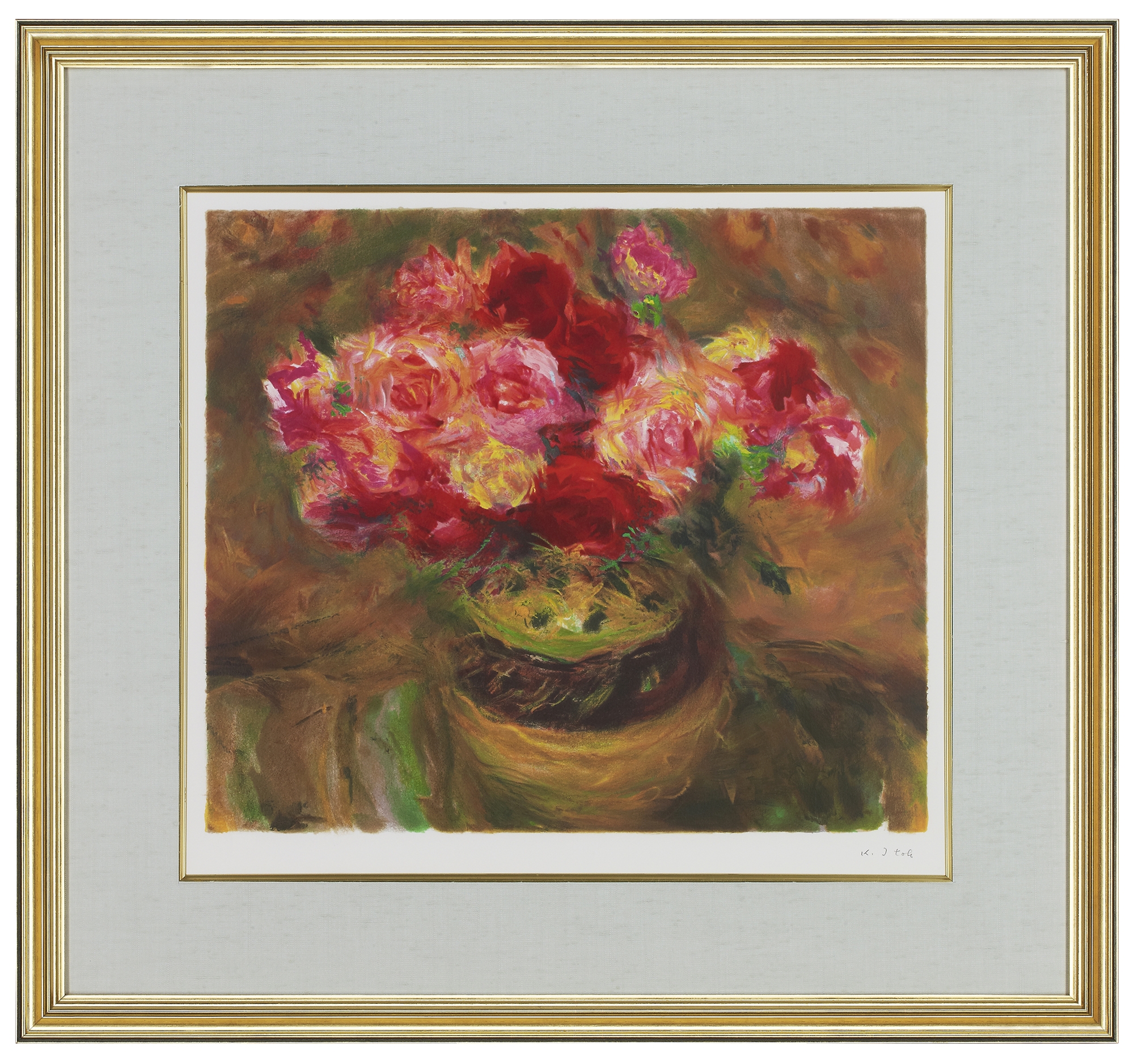 伊藤清永『 ばら』 | リトグラフ | 日経アート