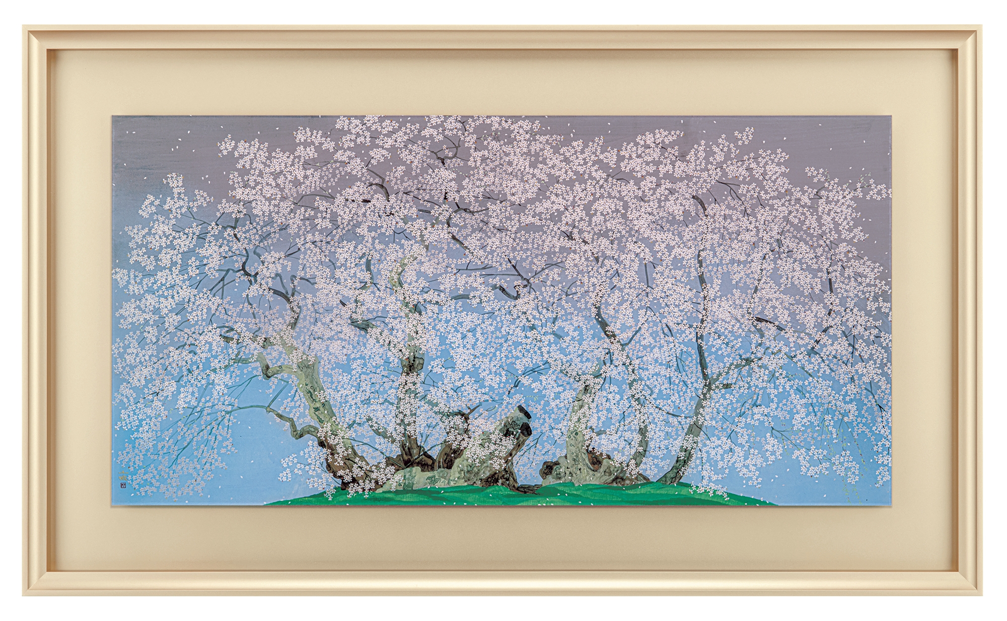 中島千波『 石部の櫻』 | 特殊美術印刷 | 日経アート