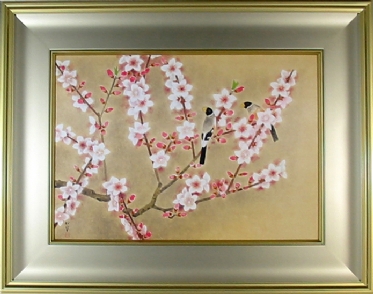 上村松篁『 桃春（とうしゅん）』 | 複製画 | 日経アート