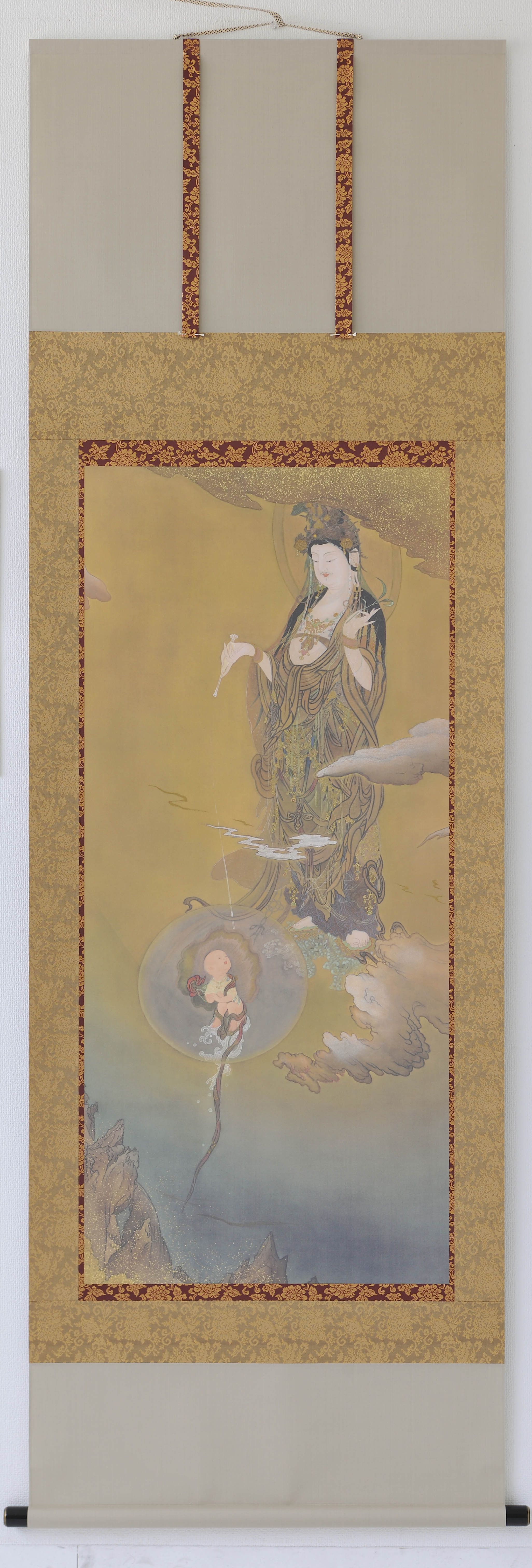 狩野芳崖『 悲母観音』 | 特殊美術印刷 | 日経アート