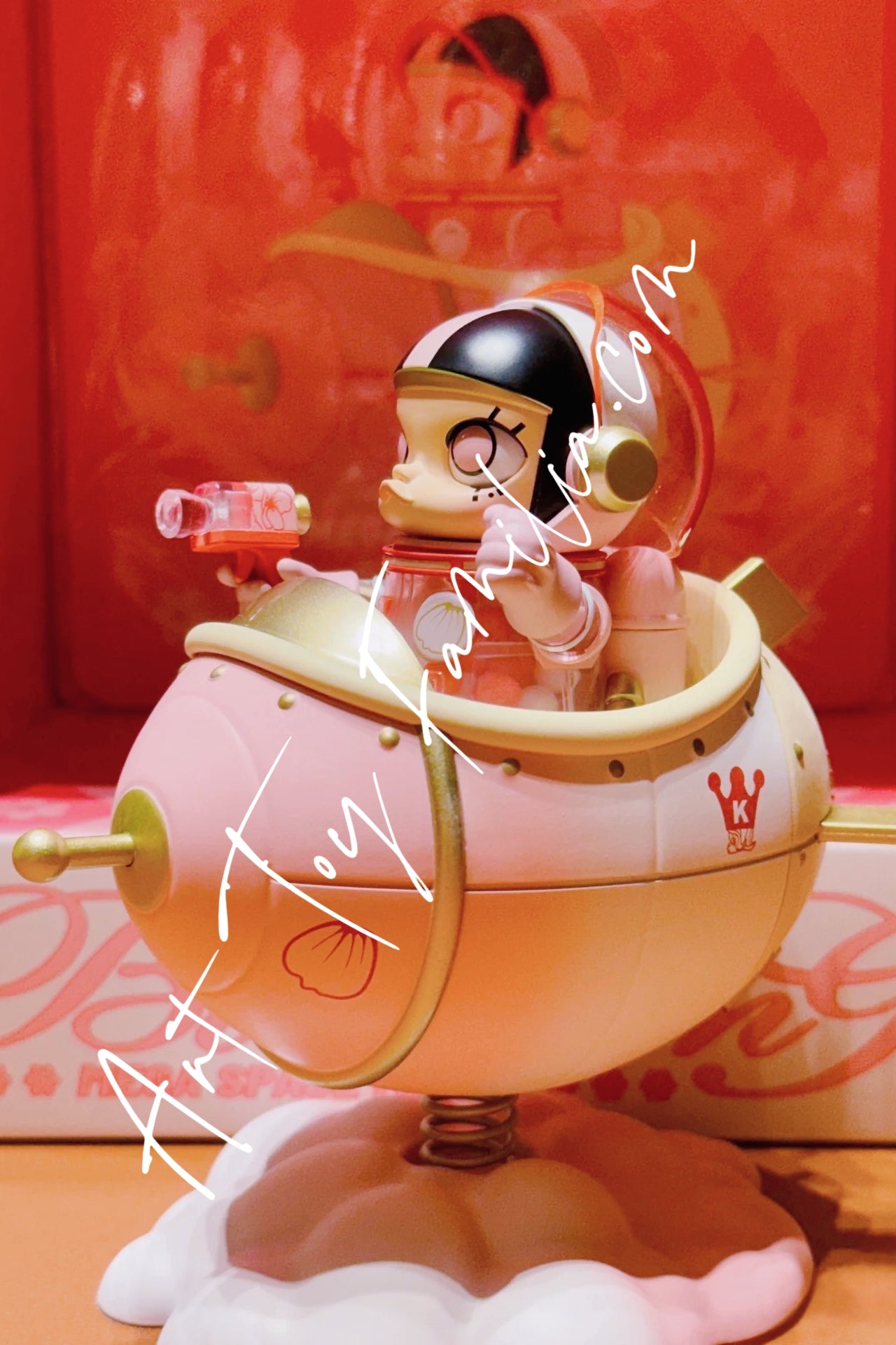 MEGA Space Molly 100% Blooming Series Sakura Figurine | POP MART