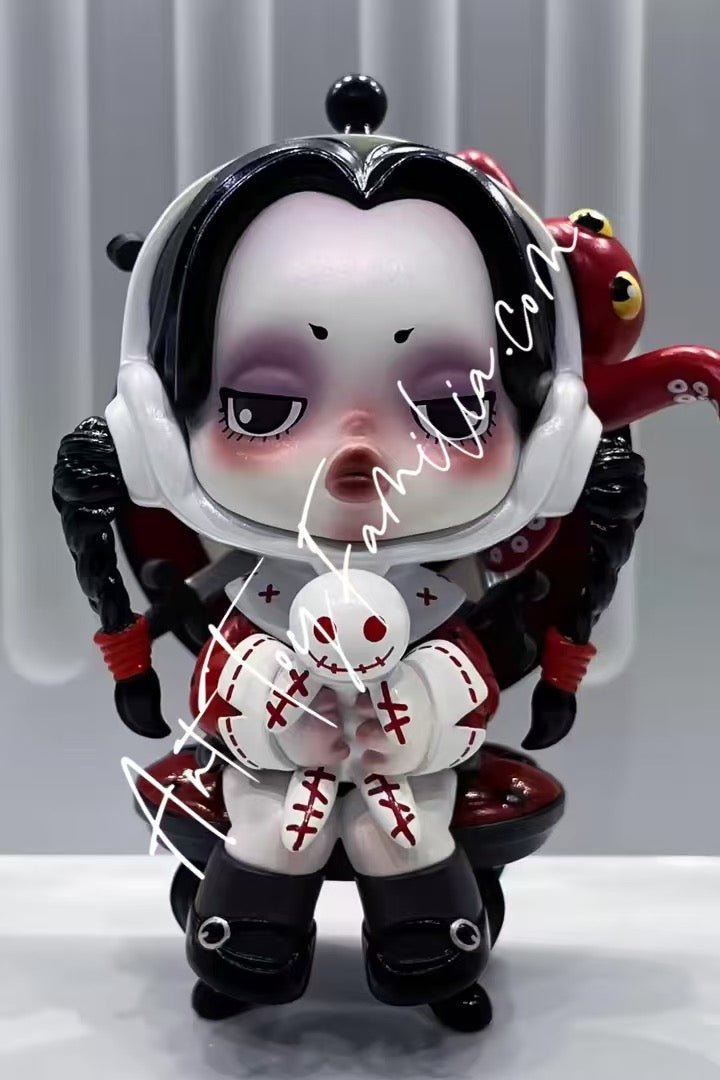 Skullpanda × The Addams Family Series Blind Box Wednesday | POP
