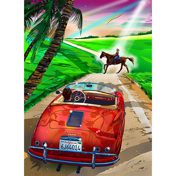 鈴木英人が描く「ポルシェ」26選 - 鈴木英人-EIZIN SUZUKIの版画