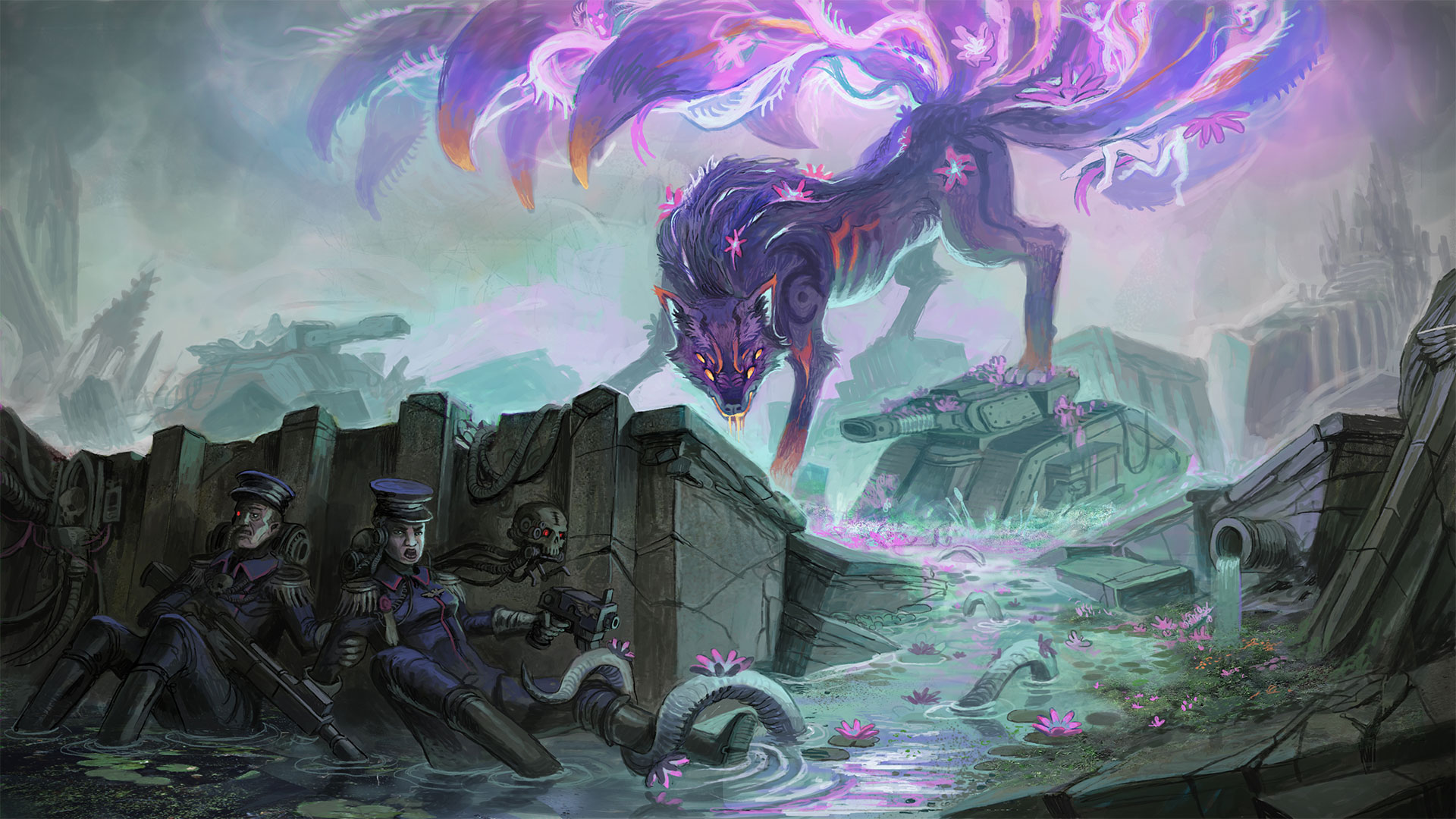 Mordian Iron Guard - Art by Márton Kapoli - 40K Gallery