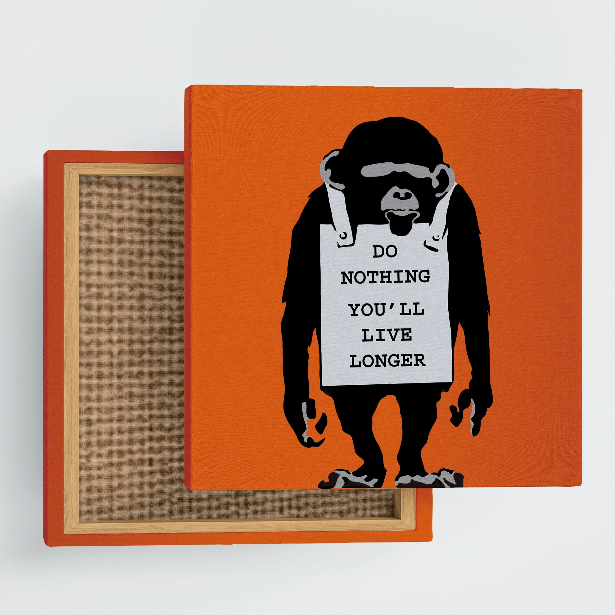 バンクシー デザイン 日本正規ライセンスのファブリックパネル アート