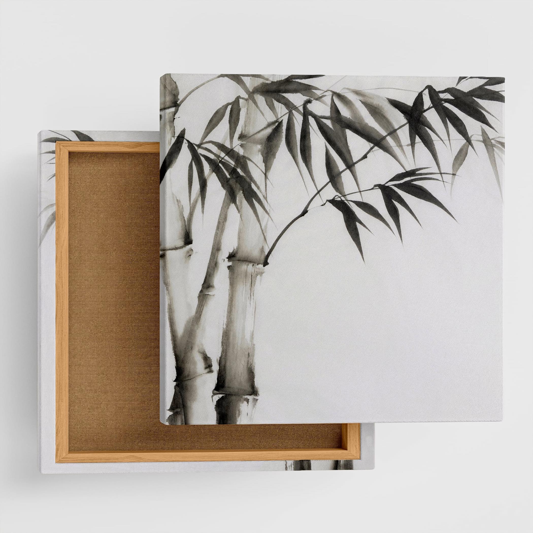 竹の水墨画のファブリックボード 壁掛け アート pop-0034 – ArtDeli