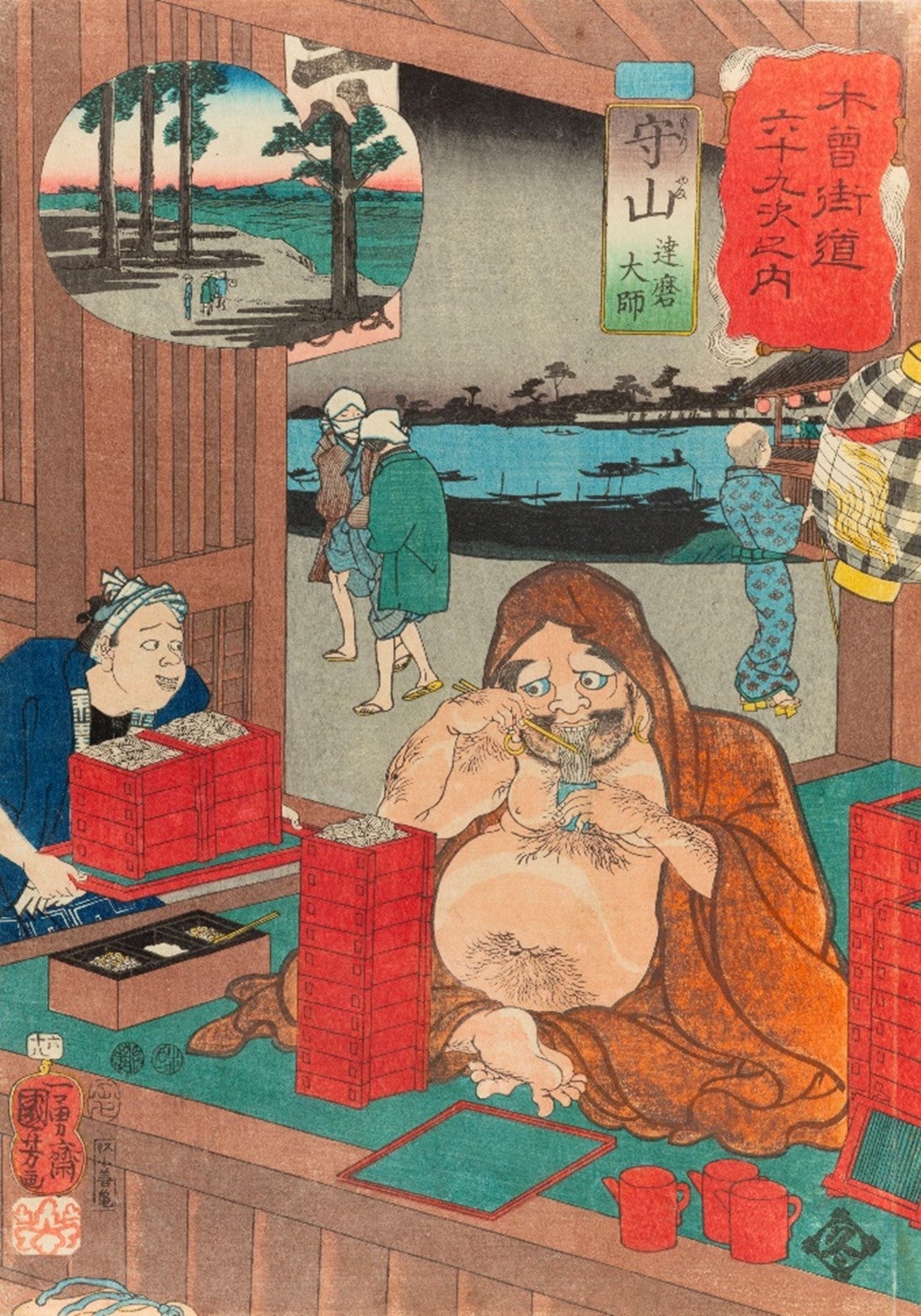 レビュー】蕎麦も寿司も天ぷらも……浮世絵に描かれる大都市・江戸の食事