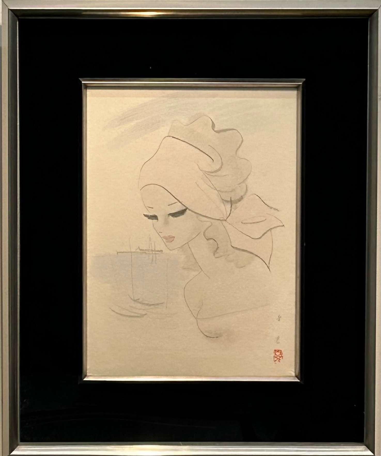 東郷青児「婦人像」（売約済み） | 現在販売中の作品の写真を掲載