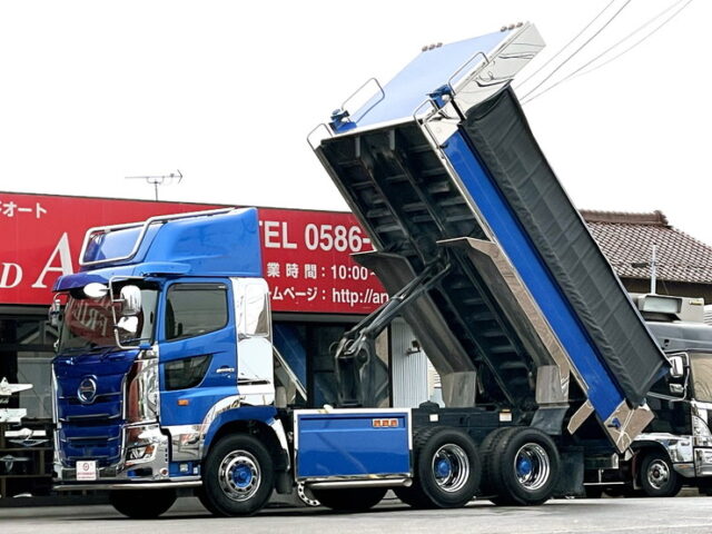 日野 17プロフィア ハイルーフ Lゲート ダンプ 架装多数 410馬力｜中古