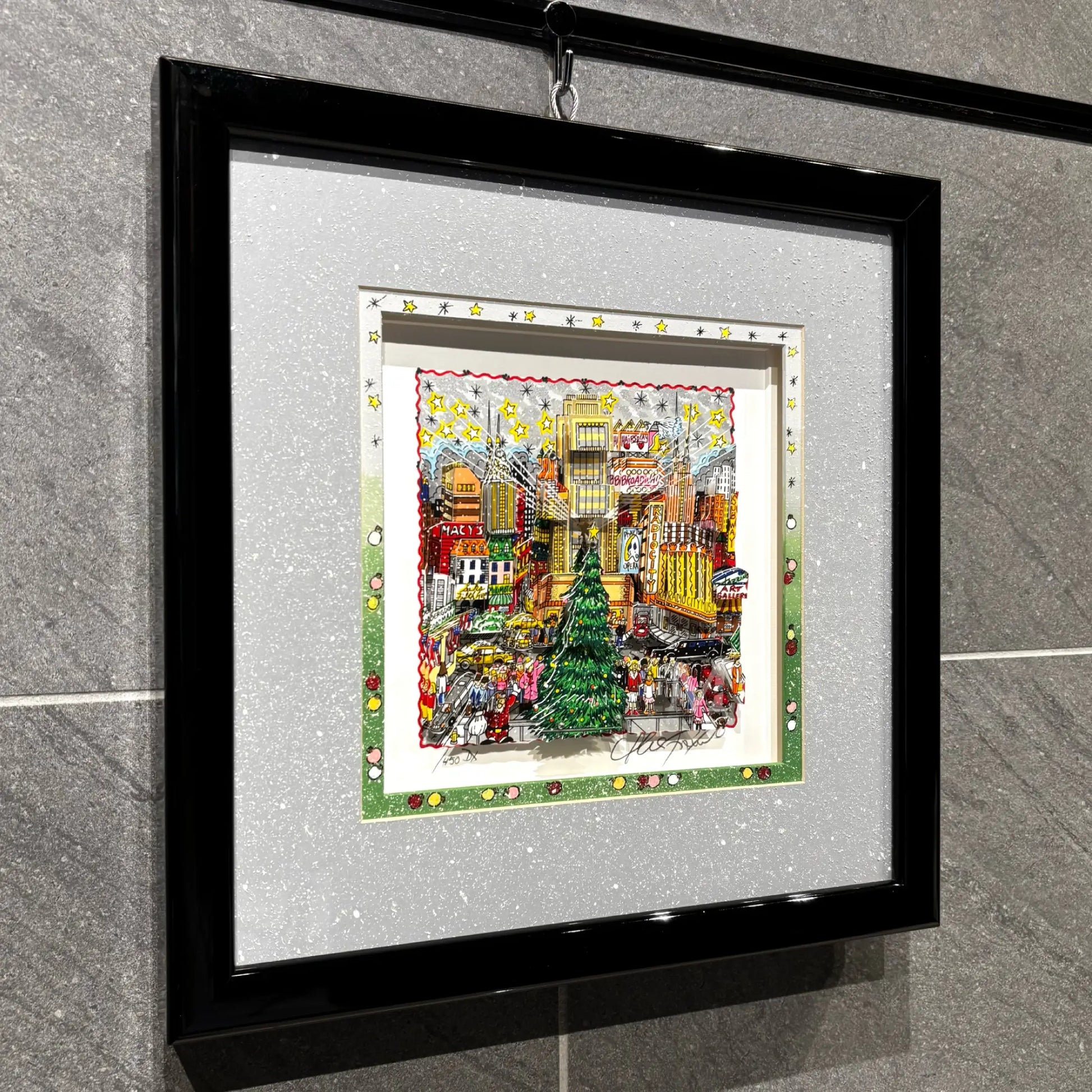 チャールズ・ファジーノ (Charles Fazzino)「Tis The Season」ART